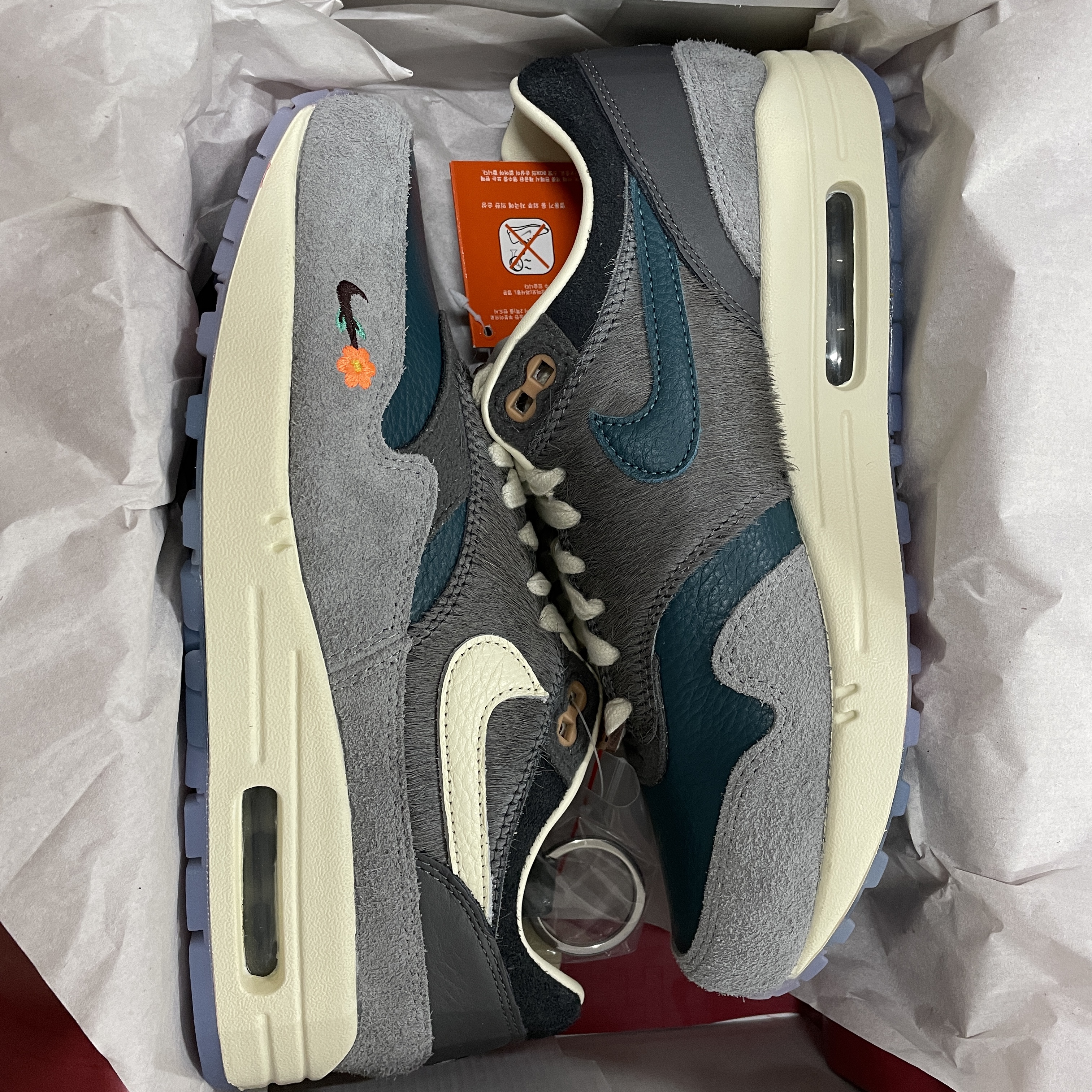 Nike x Kasina Air Max 1 SP Won-Ang Particle Grey 착용 스타일