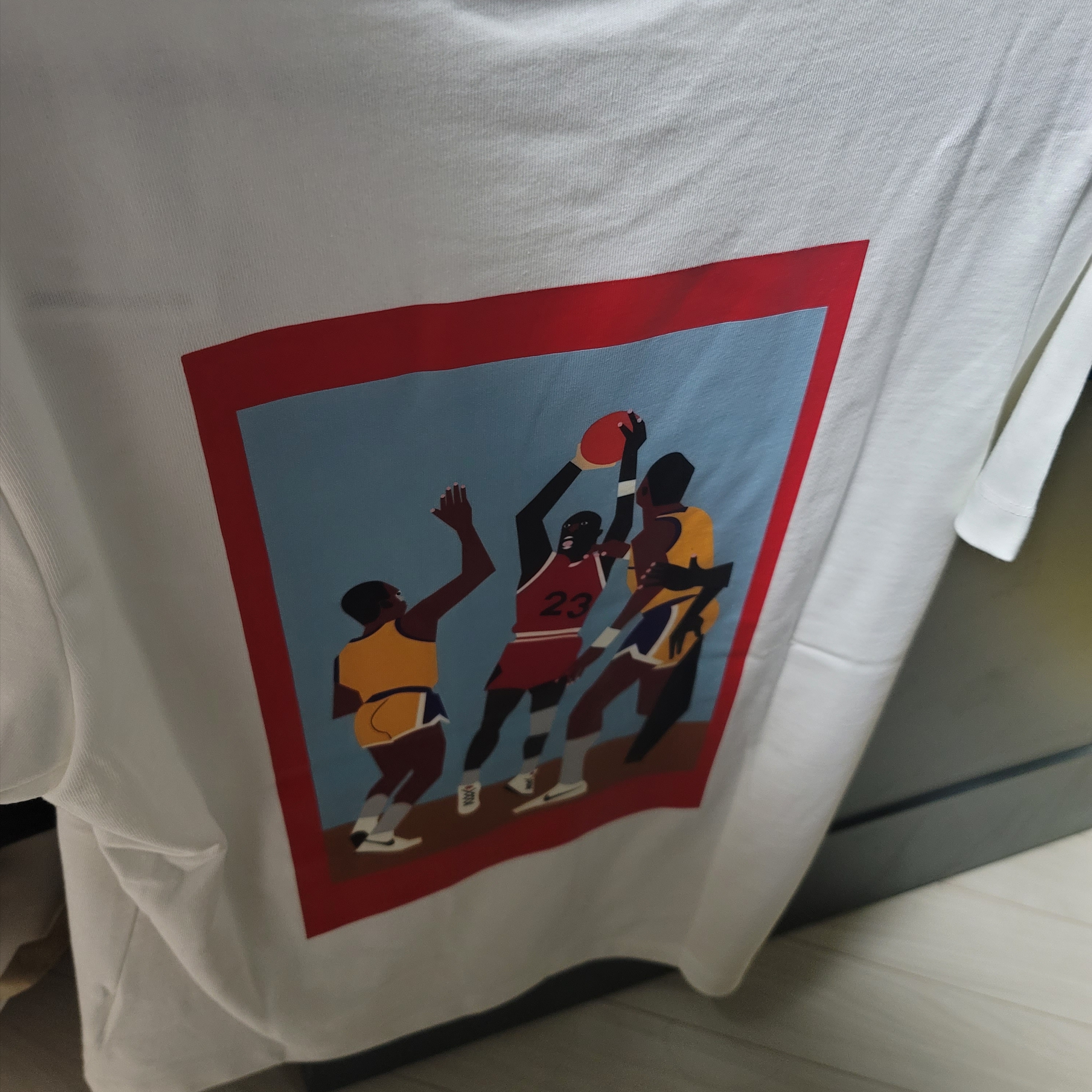 (W) Jordan x Nina Chanel Abney SRT T-Shirt White - Asia 착용 스타일 - 2