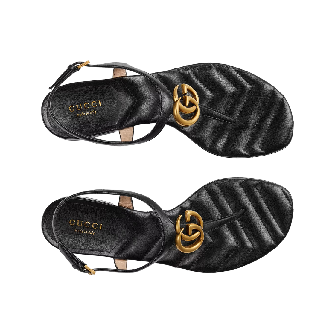 (W) 구찌 더블 G 샌들 블랙((W) Gucci Double G Sandal Black) - 2