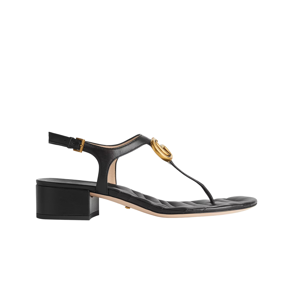 (W) 구찌 더블 G 샌들 블랙((W) Gucci Double G Sandal Black) - 1