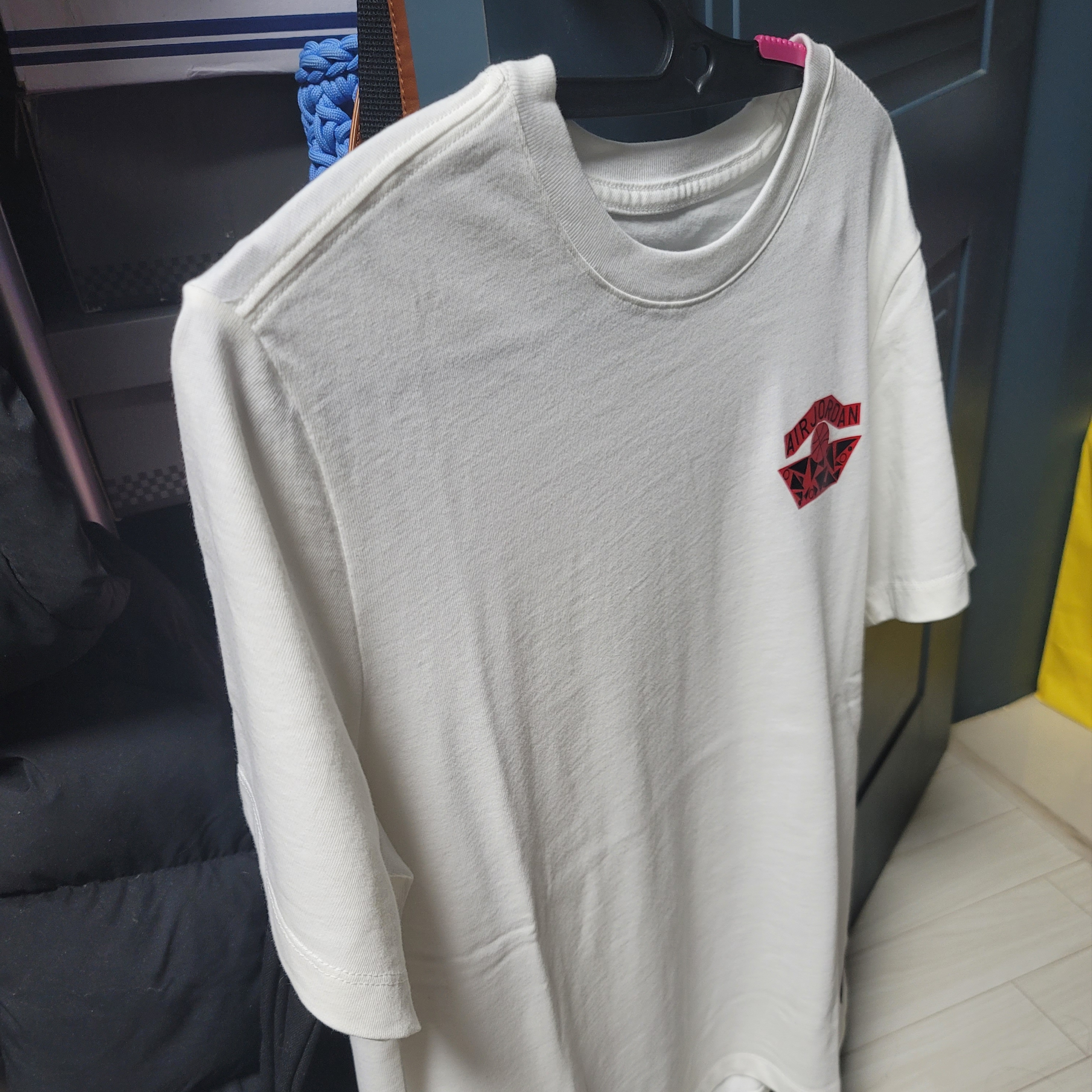 (W) Jordan x Nina Chanel Abney SRT T-Shirt White - Asia 착용 스타일 - 1
