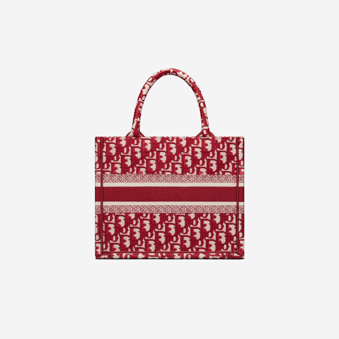 Dior Small Book Tote Burgundy Dior Oblique Embroidery 상세 이미지 3