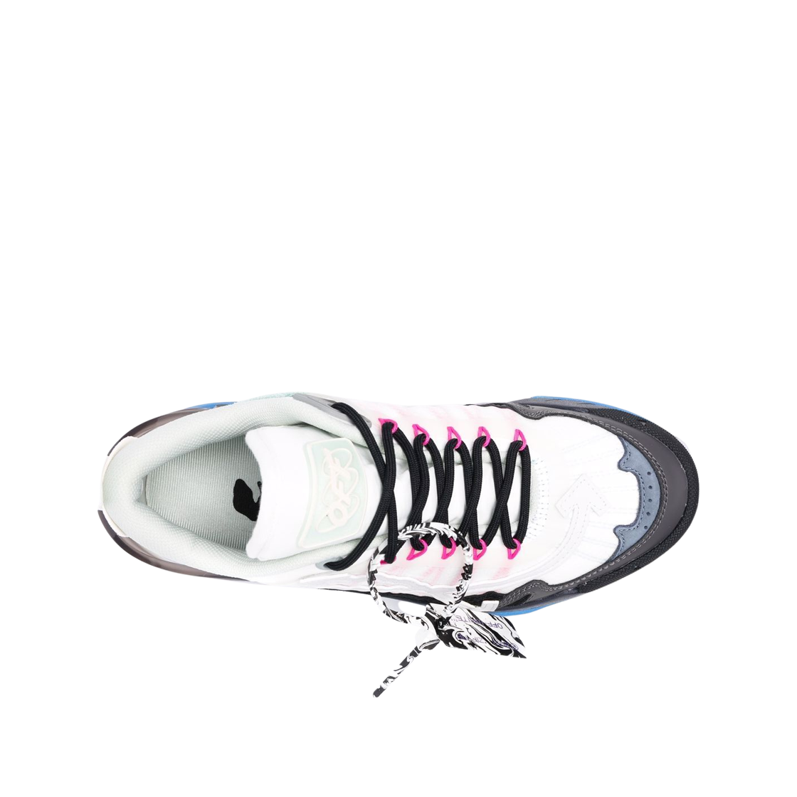 오프화이트 오드시 2000 화이트 블랙 푸시아 블루(Off-White Odsy-2000 White Black Fuschia Blue) - 2
