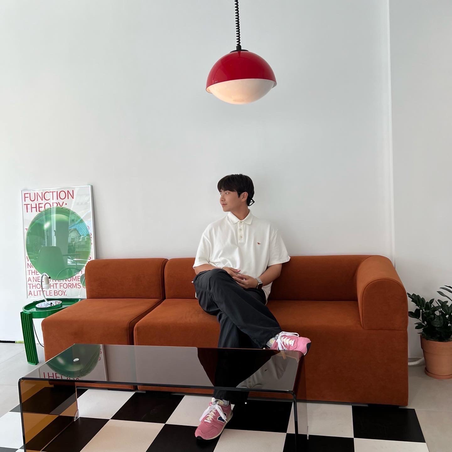 New Balance x Aime Leon Dore 1300 Dusty Pink 착용 스타일 - 1