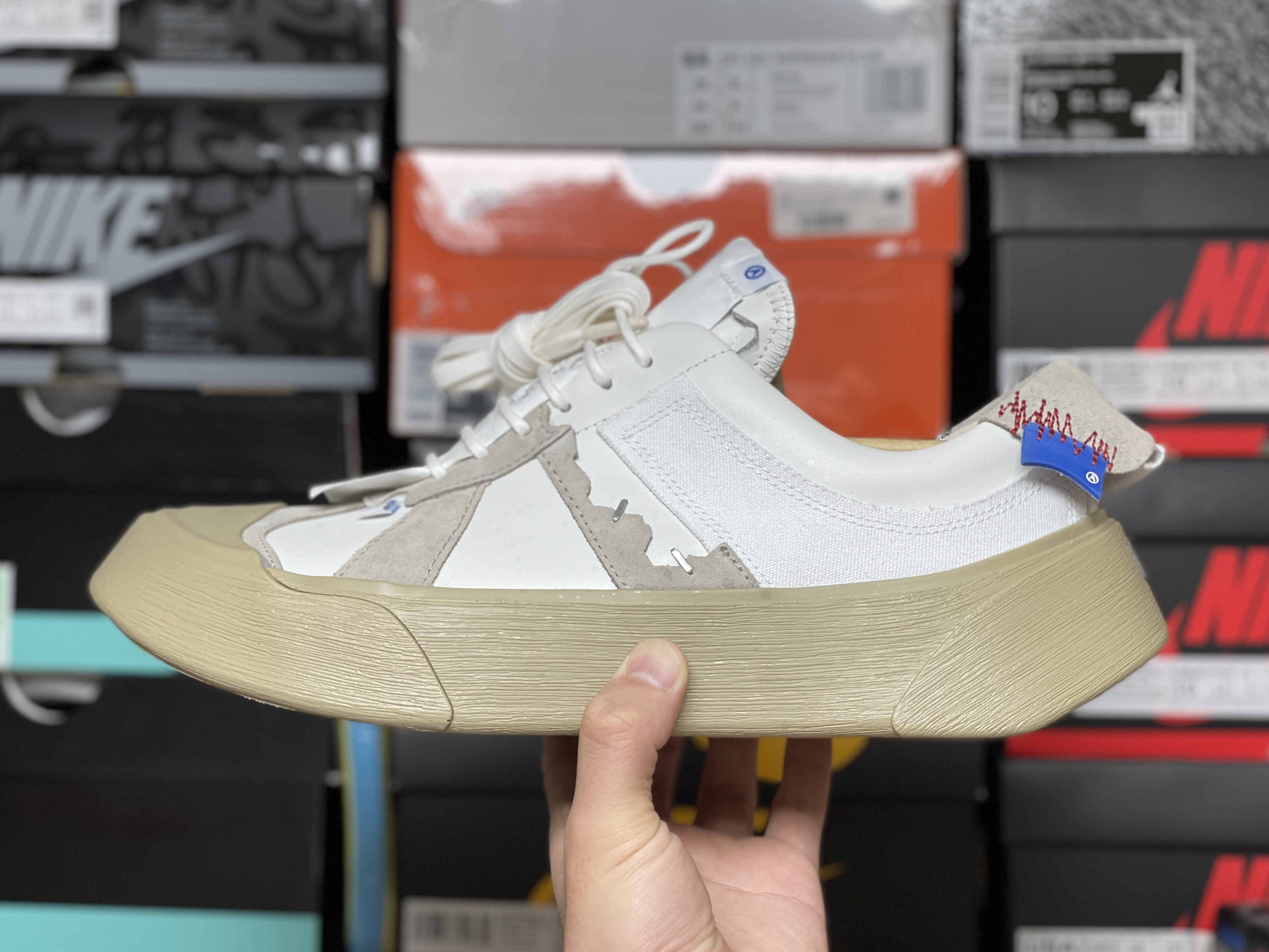 Camper x Ader Error Proto-240-S Cinder German Shoes 착용 스타일