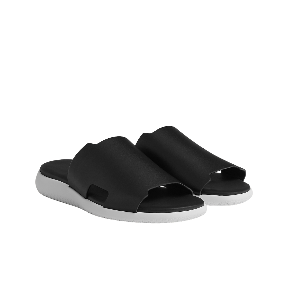 에르메스 엠블럼 뮬 카프스킨 & 누아(Hermes Embleme Mule Calfskin & Noir) - 2