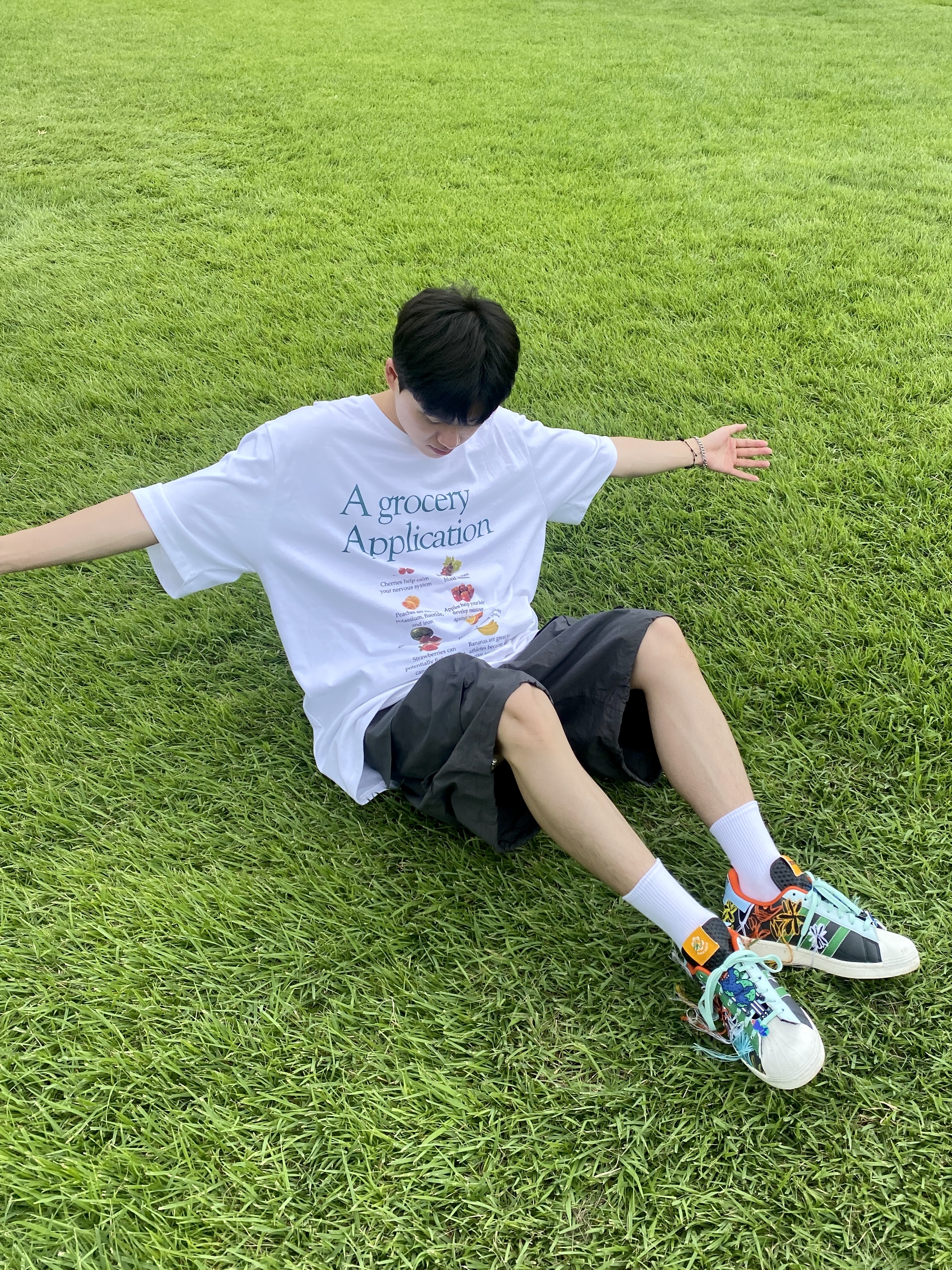 Adidas x Sean Wotherspoon Superstar Superearth Black 착용 스타일