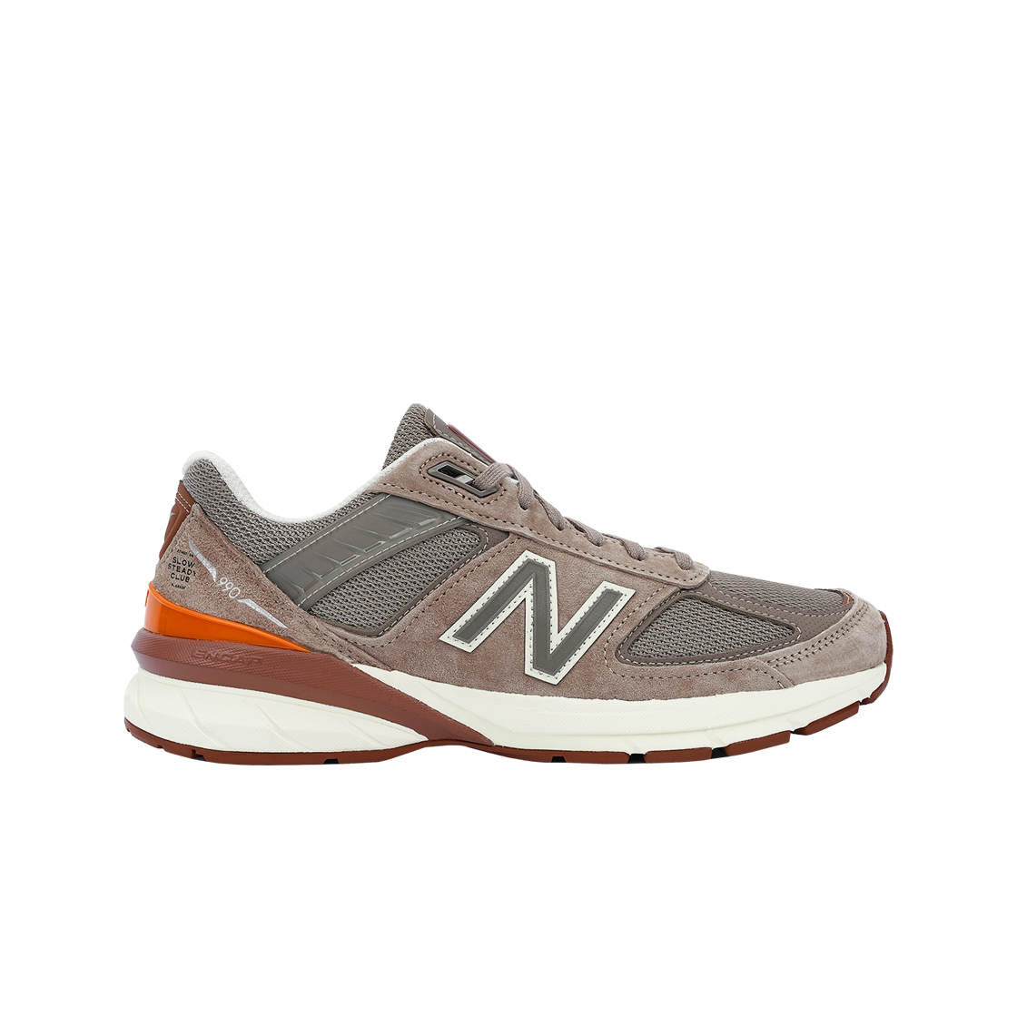 뉴발란스 x 슬로우 스테디 클럽 990v5 메이드 인 USA 브라운(New Balance x Slow Steady Club 990v5 Made in USA Brown)