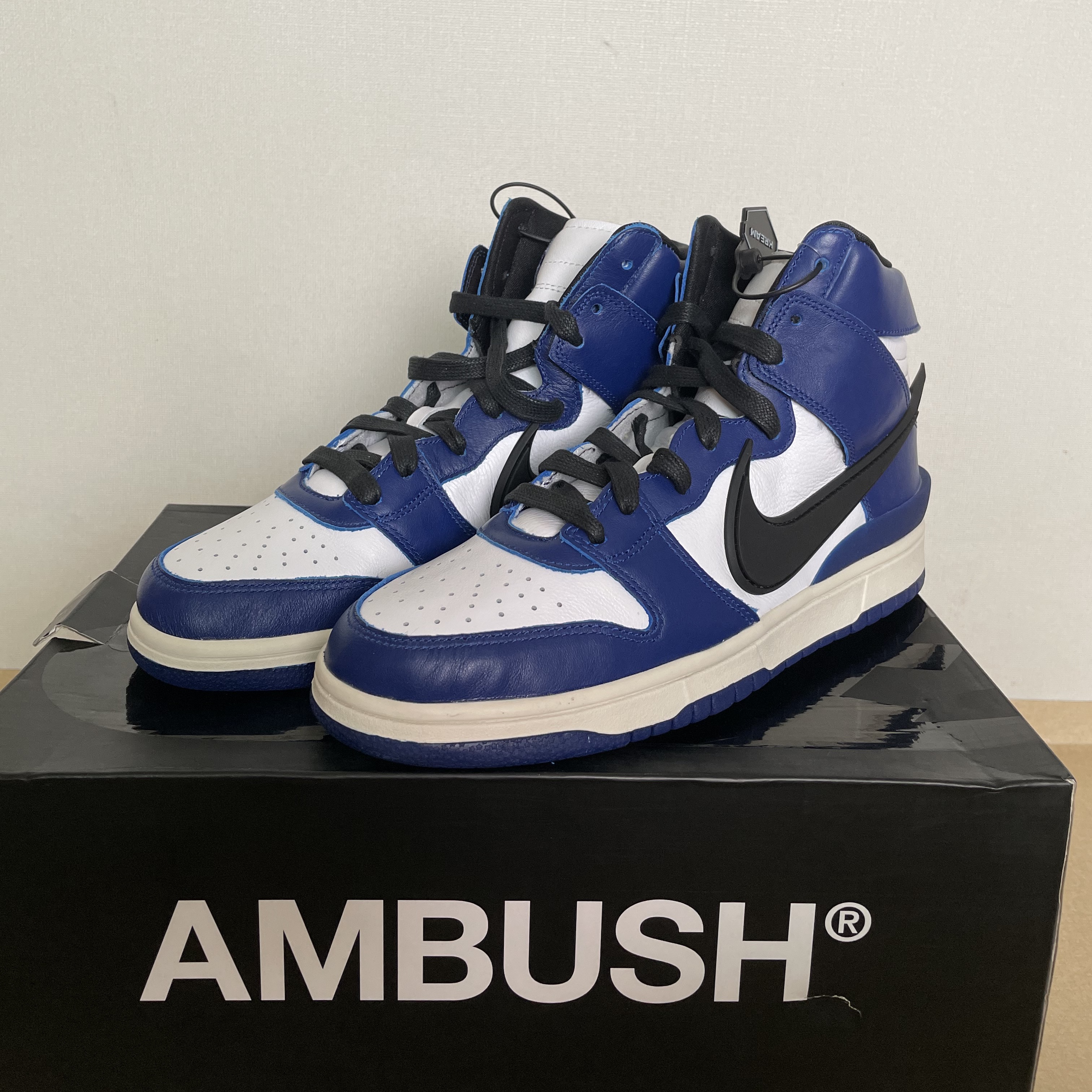 Nike x Ambush Dunk High Deep Royal Blue 착용 스타일