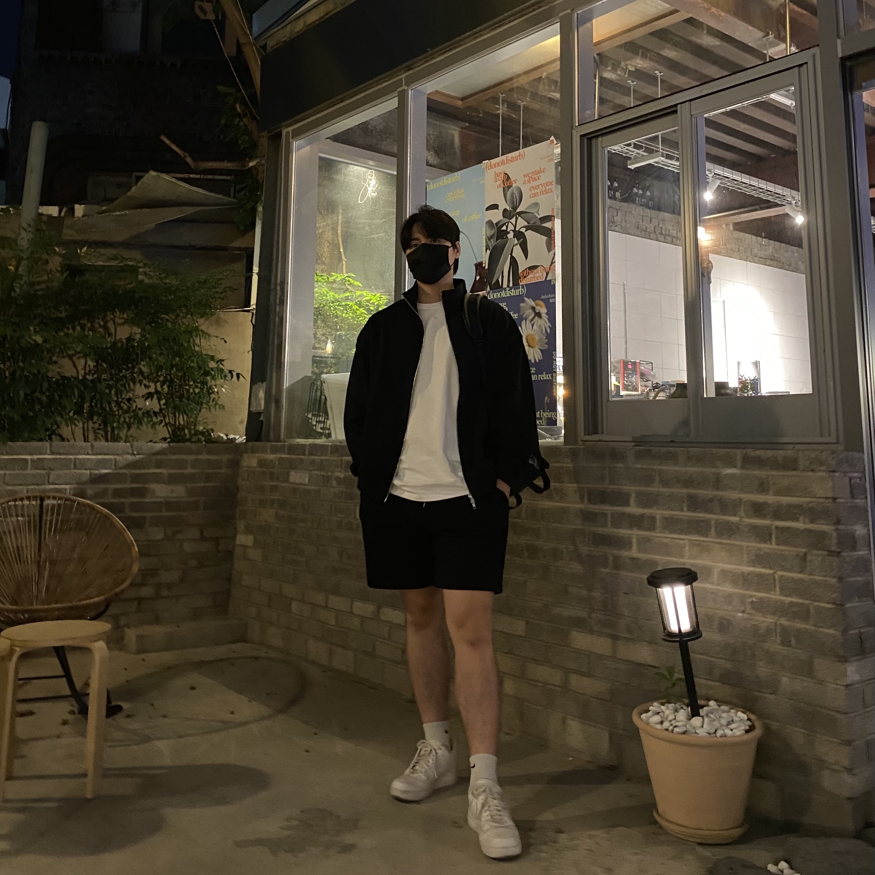 Nike Air Force 1 '07 Low White 착용 스타일
