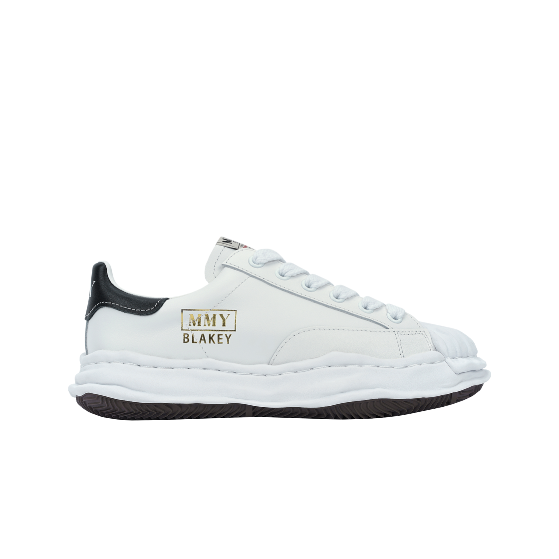 메종 미하라 야스히로 블레이키 OG 솔 레더 로우탑 스니커즈 화이트(Maison Mihara Yasuhiro Blakey OG Sole Leather Low-top Sneakers White)