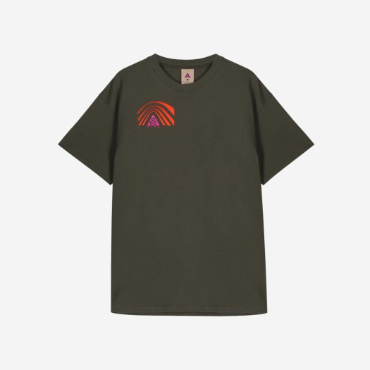 나이키 ACG 스플래터드 티셔츠 카고 카키 - 아시아