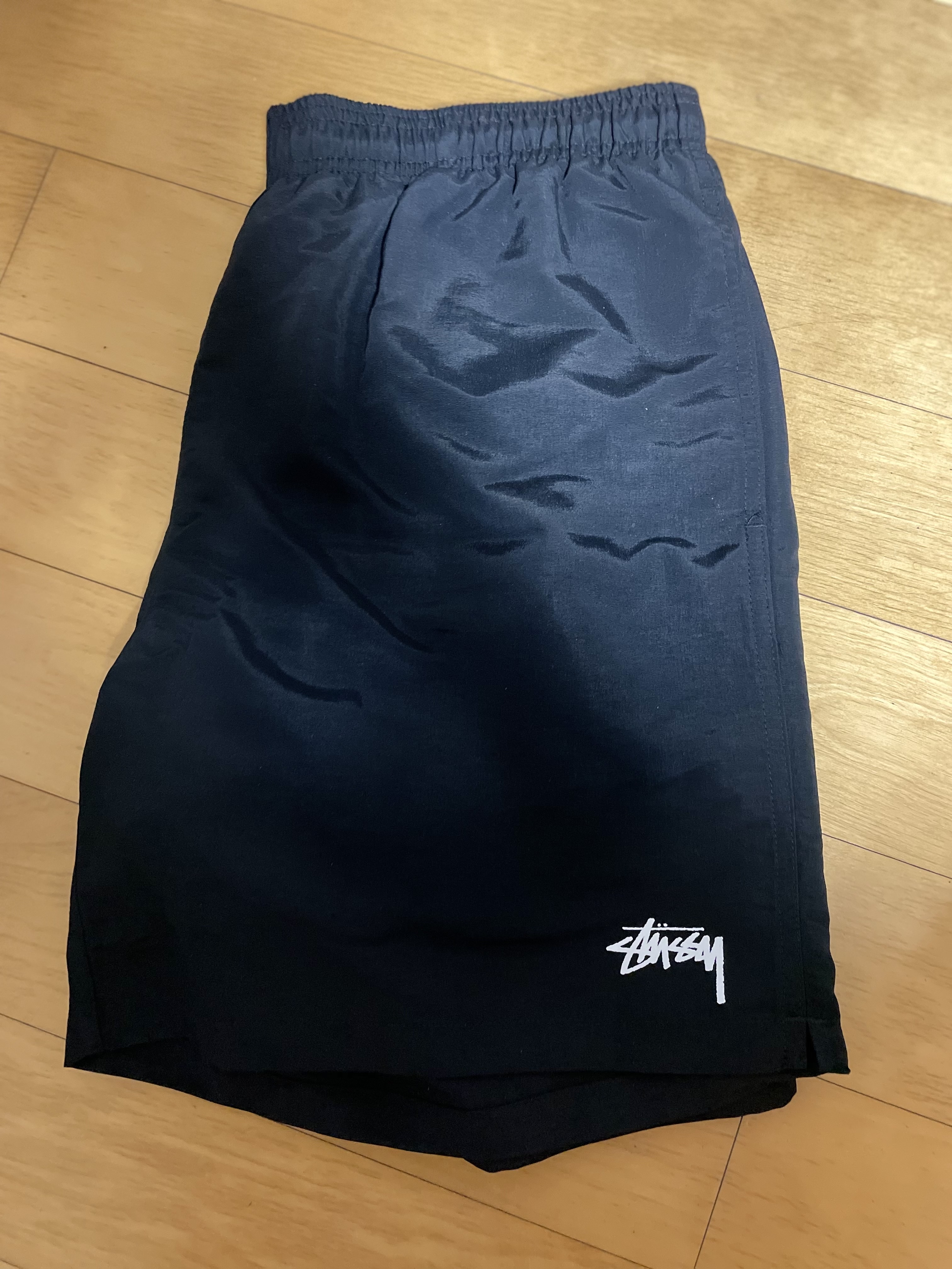 Stussy Stock Water Shorts Black 착용 스타일