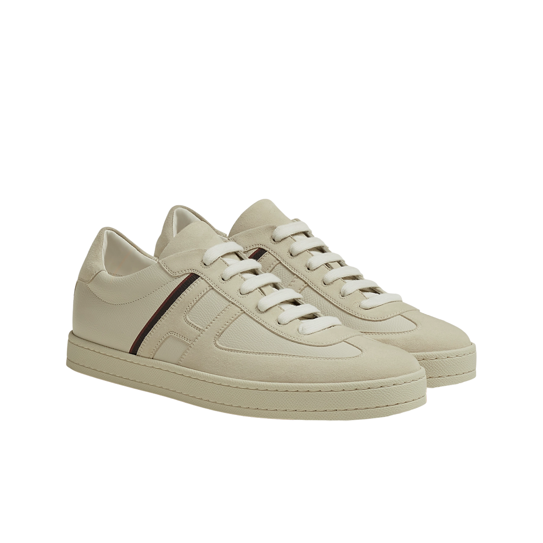 에르메스 부메랑 스니커즈 앱송 & 베쥬 글레이즈(Hermes Boomerang Sneakers Epsom & Beige Glaise) - 2