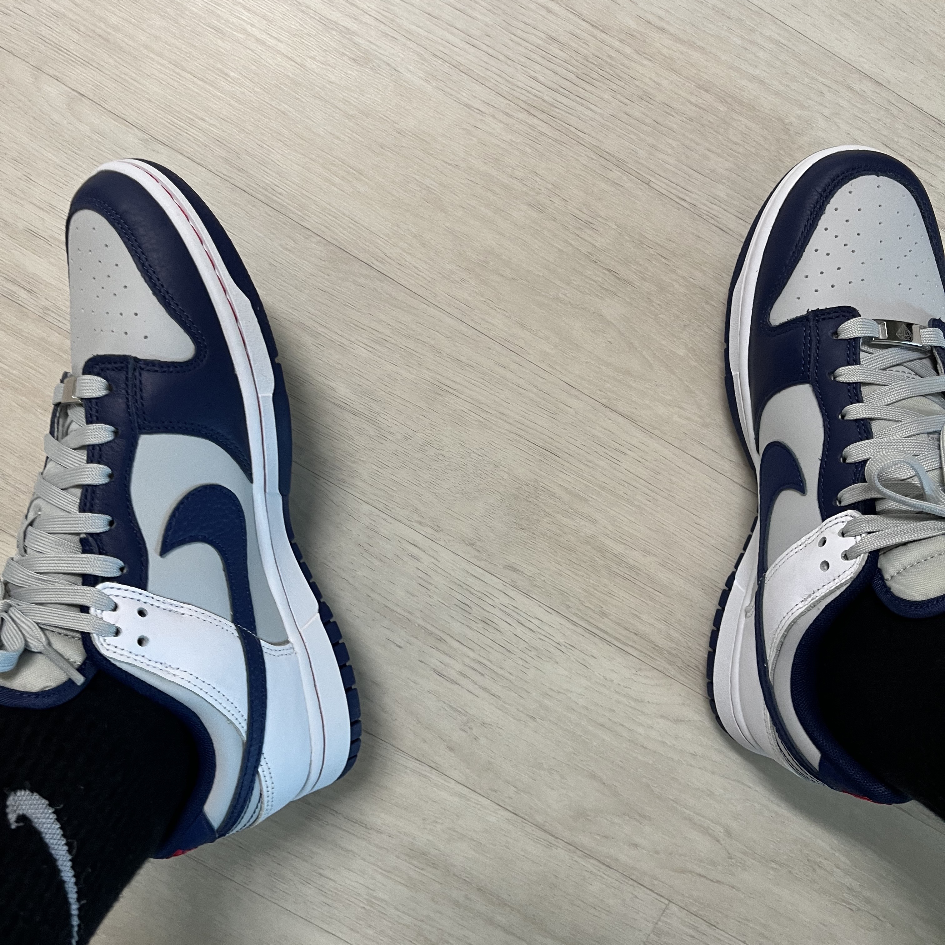 Nike x NBA Dunk Low Retro EMB Nets 착용 스타일 - 2