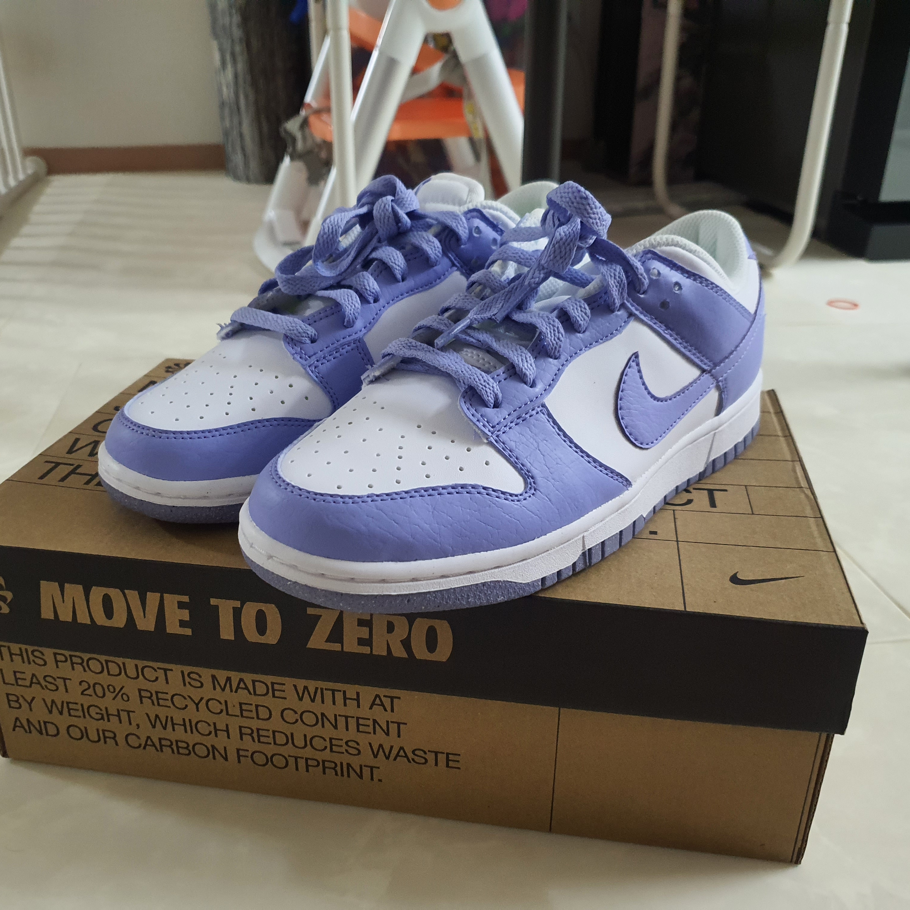 (W) Nike Dunk Low Next Nature Lilac 착용 스타일 - 2