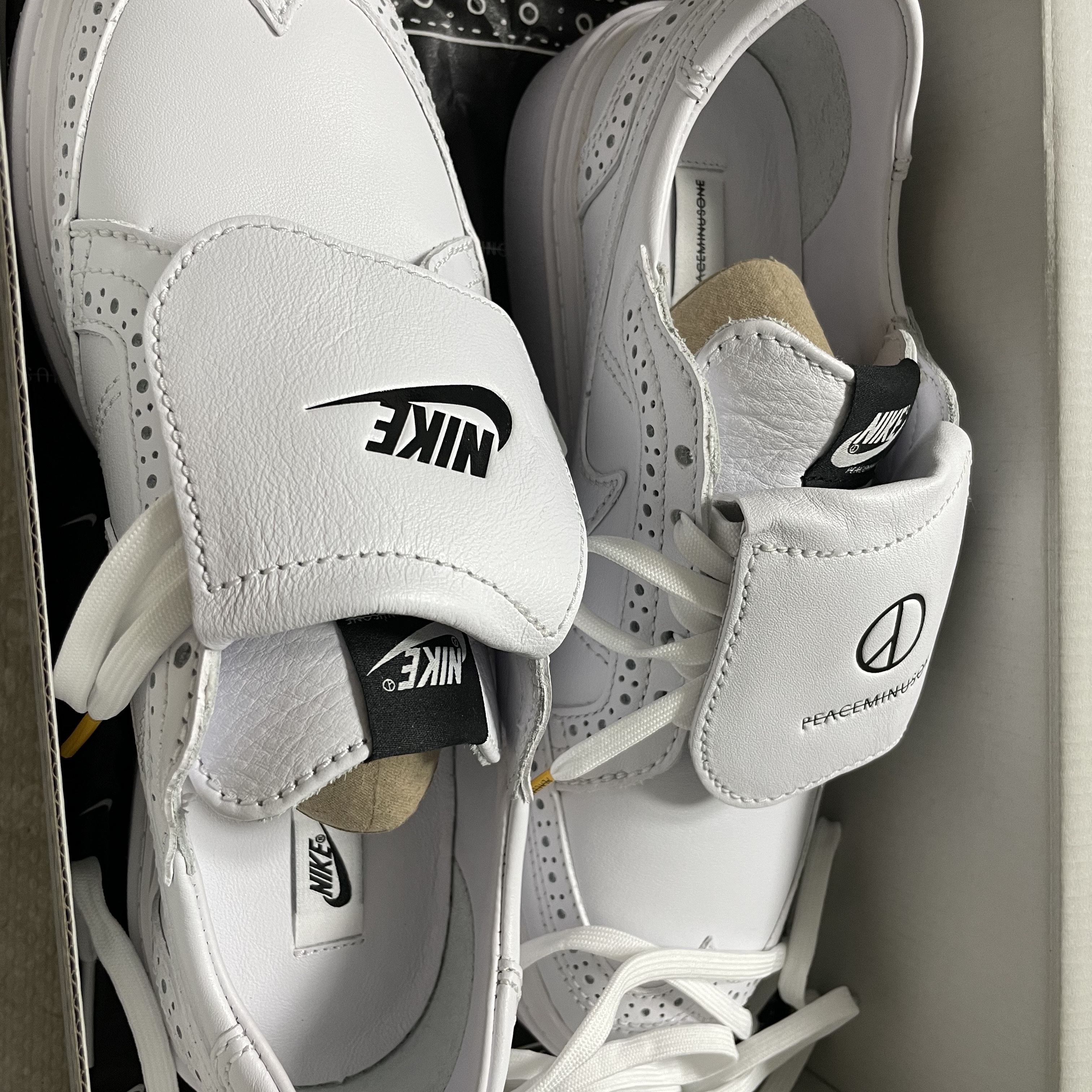 Nike x Peaceminusone Kwondo1 White 착용 스타일