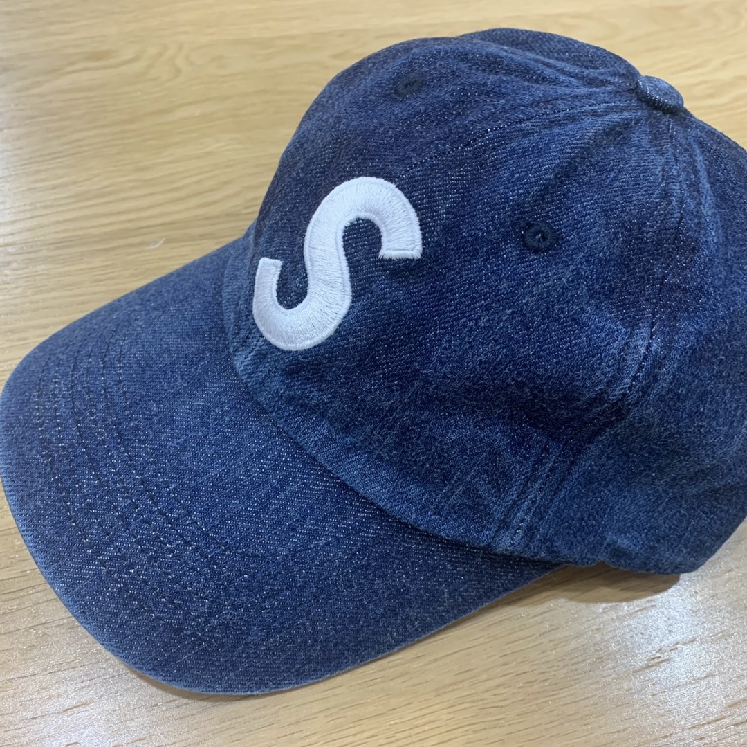 Supreme Kevlar Denim S Logo 6-Panel Indigo - 22SS 착용 스타일