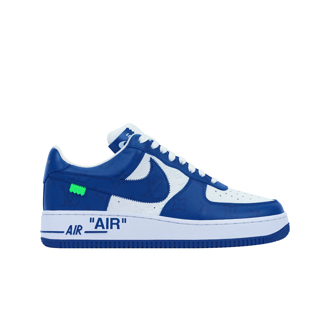 루이비통 x 나이키 에어포스 1 로우 바이 버질 아블로 화이트 팀 로얄(Louis Vuitton x Nike Air Force 1 Low by Virgil Abloh White Team Royal)