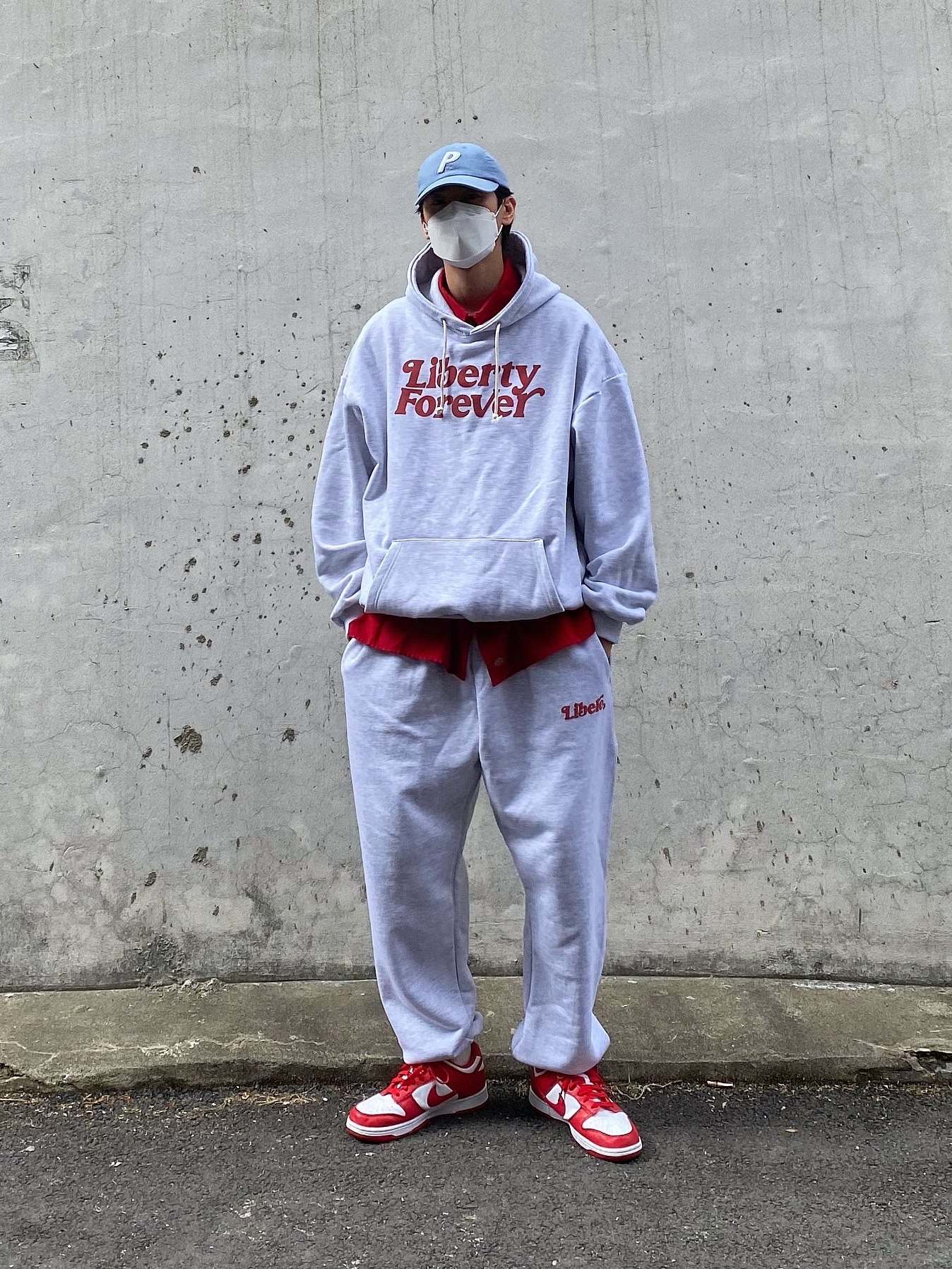 Nike Dunk Low SP University Red 2020 착용 스타일 - 1