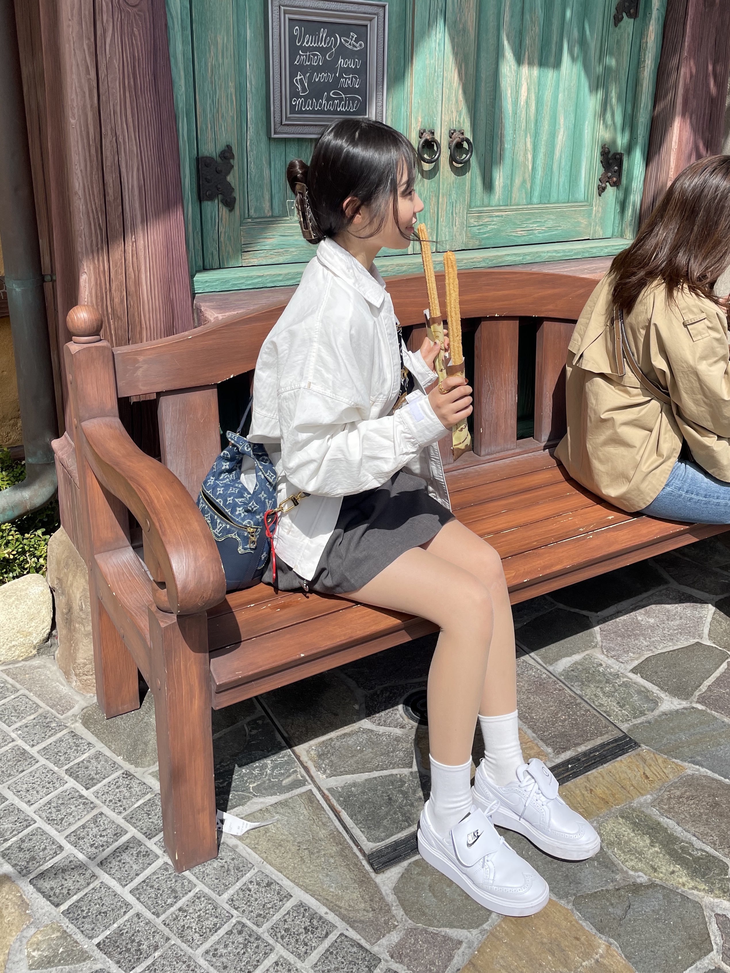Nike x Peaceminusone Kwondo1 White 착용 스타일
