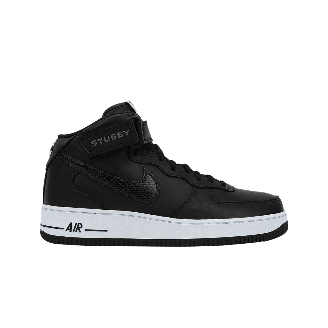 나이키 x 스투시 에어포스 1 '07 미드 SP 블랙(Nike x Stussy Air Force 1 '07 Mid SP Black)