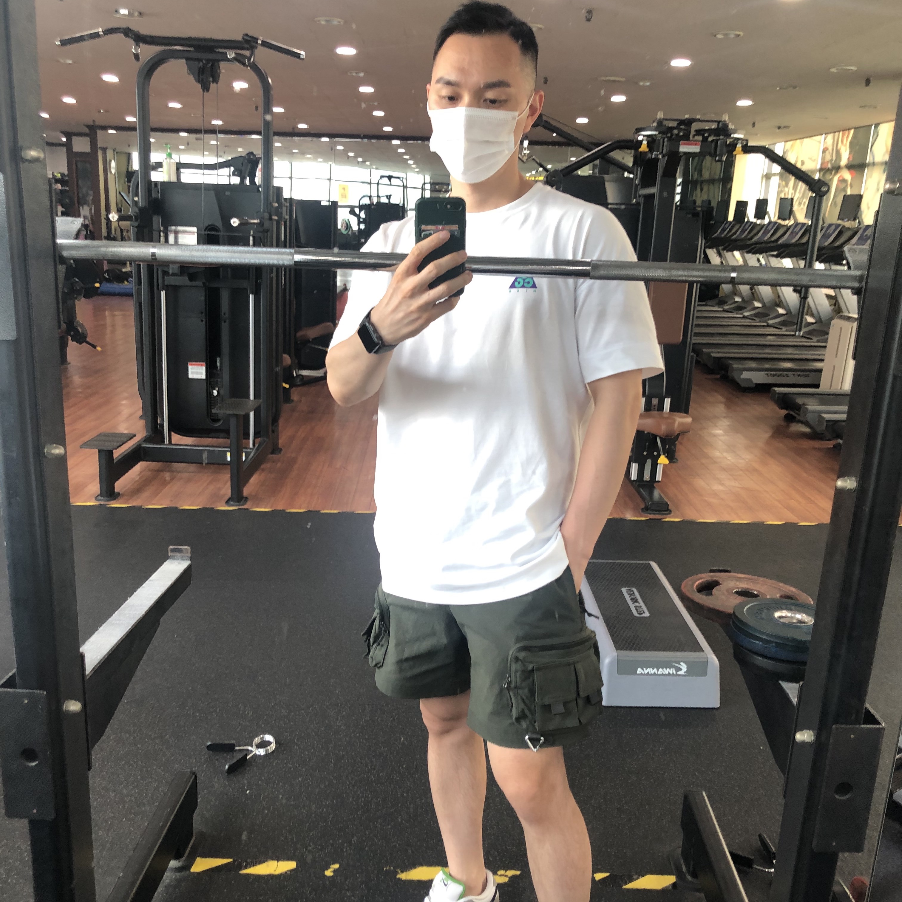 Nike ACG Cargo Shorts Sequoia - Asia 착용 스타일