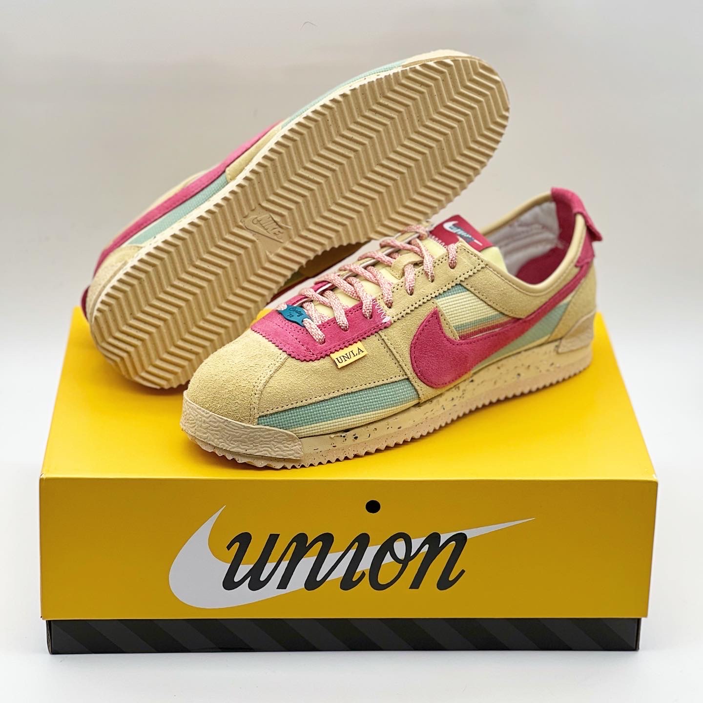 Nike x Union Cortez SP Sesame 착용 스타일 - 1