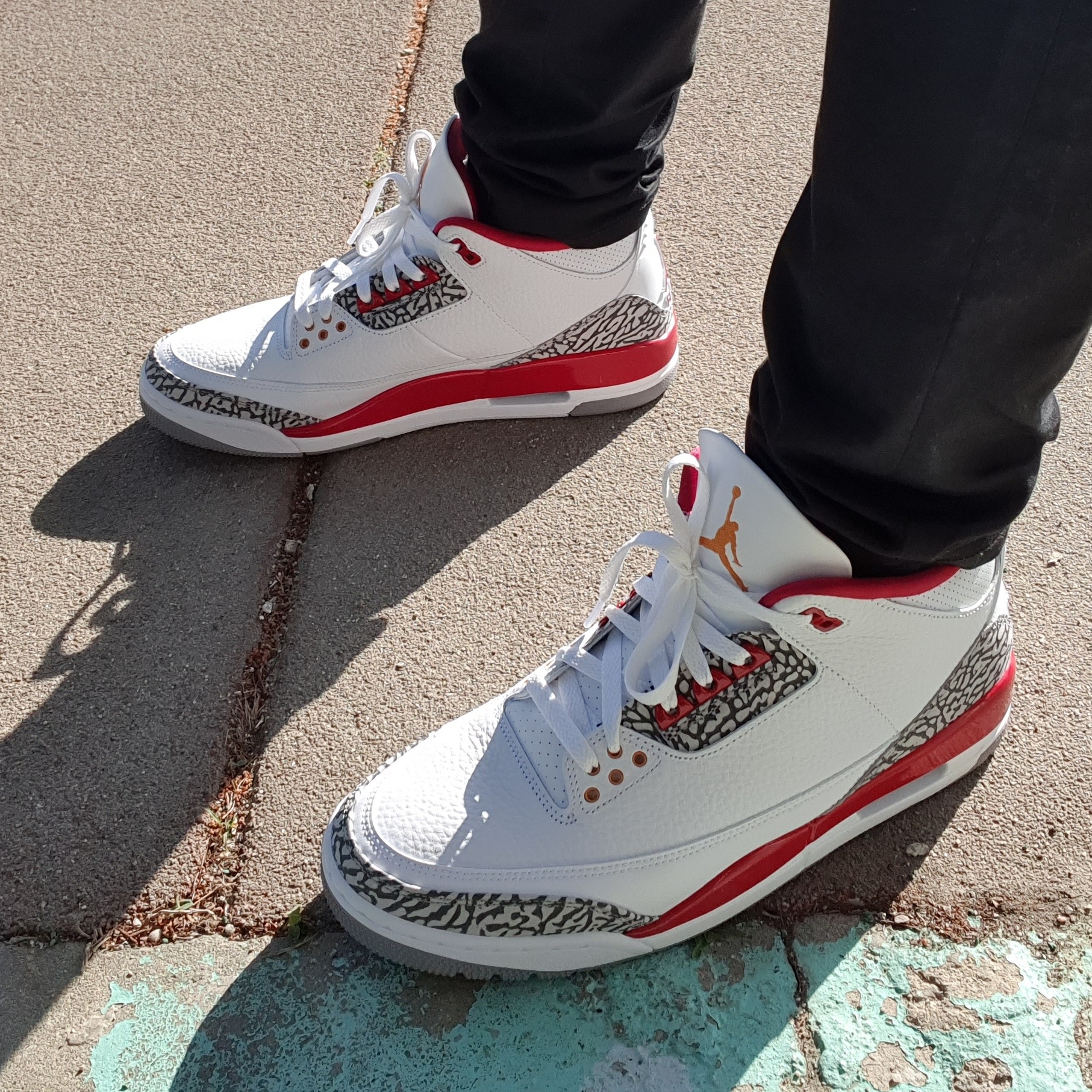 Jordan 3 Retro Cardinal Red 착용 스타일