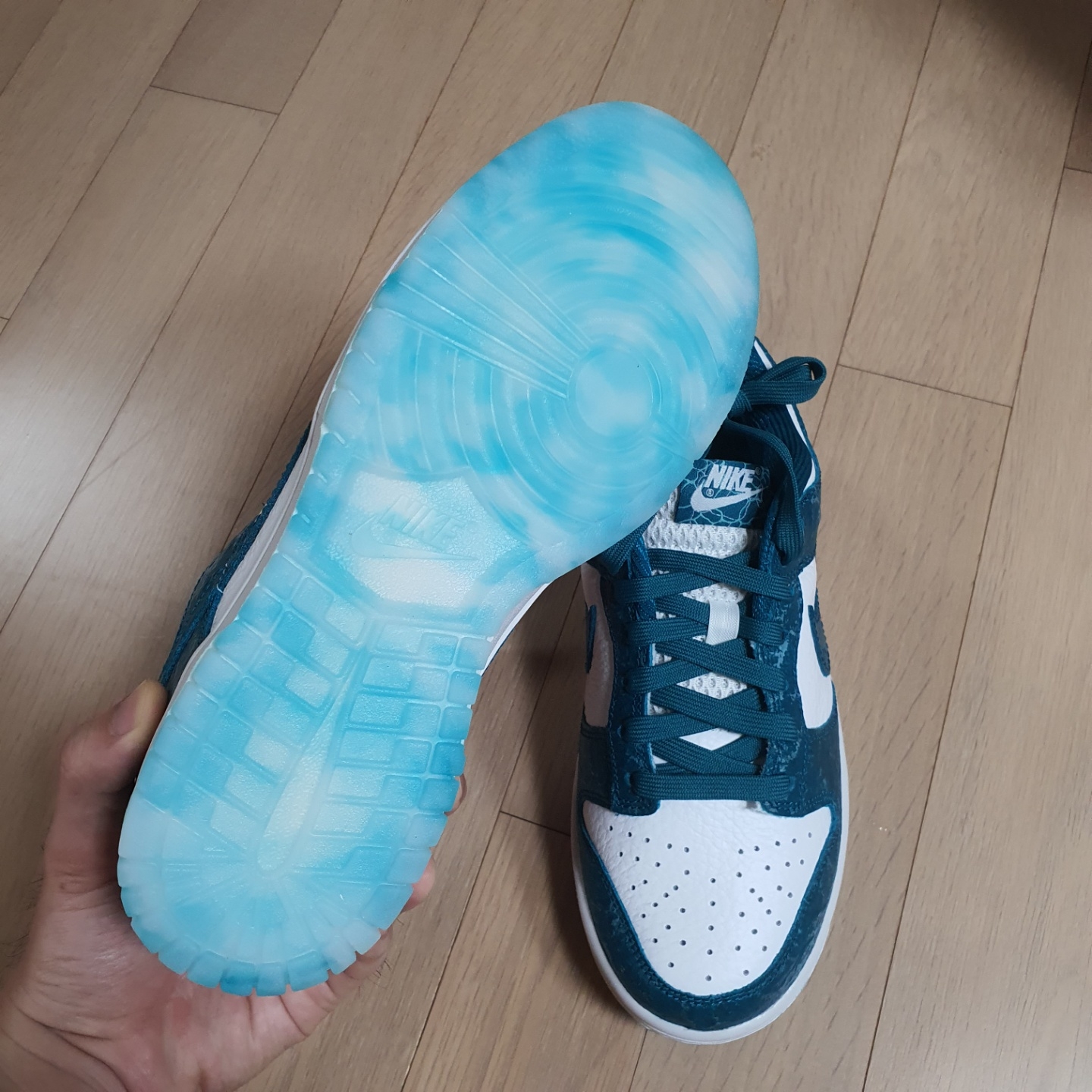 (W) Nike Dunk Low Ocean 착용 스타일 - 2