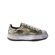 Maison Mihara Yasuhiro Blakey OG Sole Brushed Patent Low-top Sneakers White