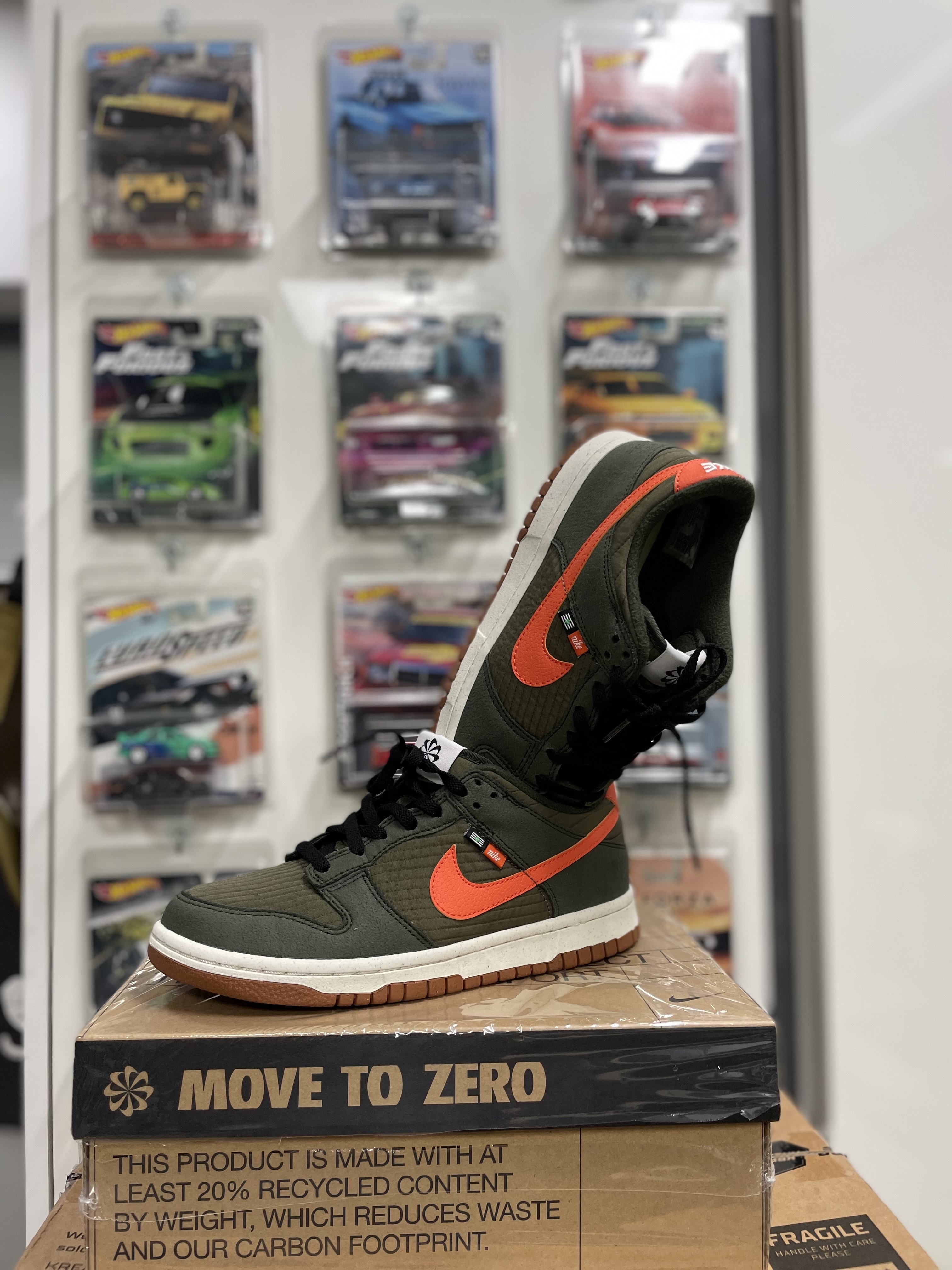 Nike Dunk Low Retro Next Nature Sequoia Olive 착용 스타일
