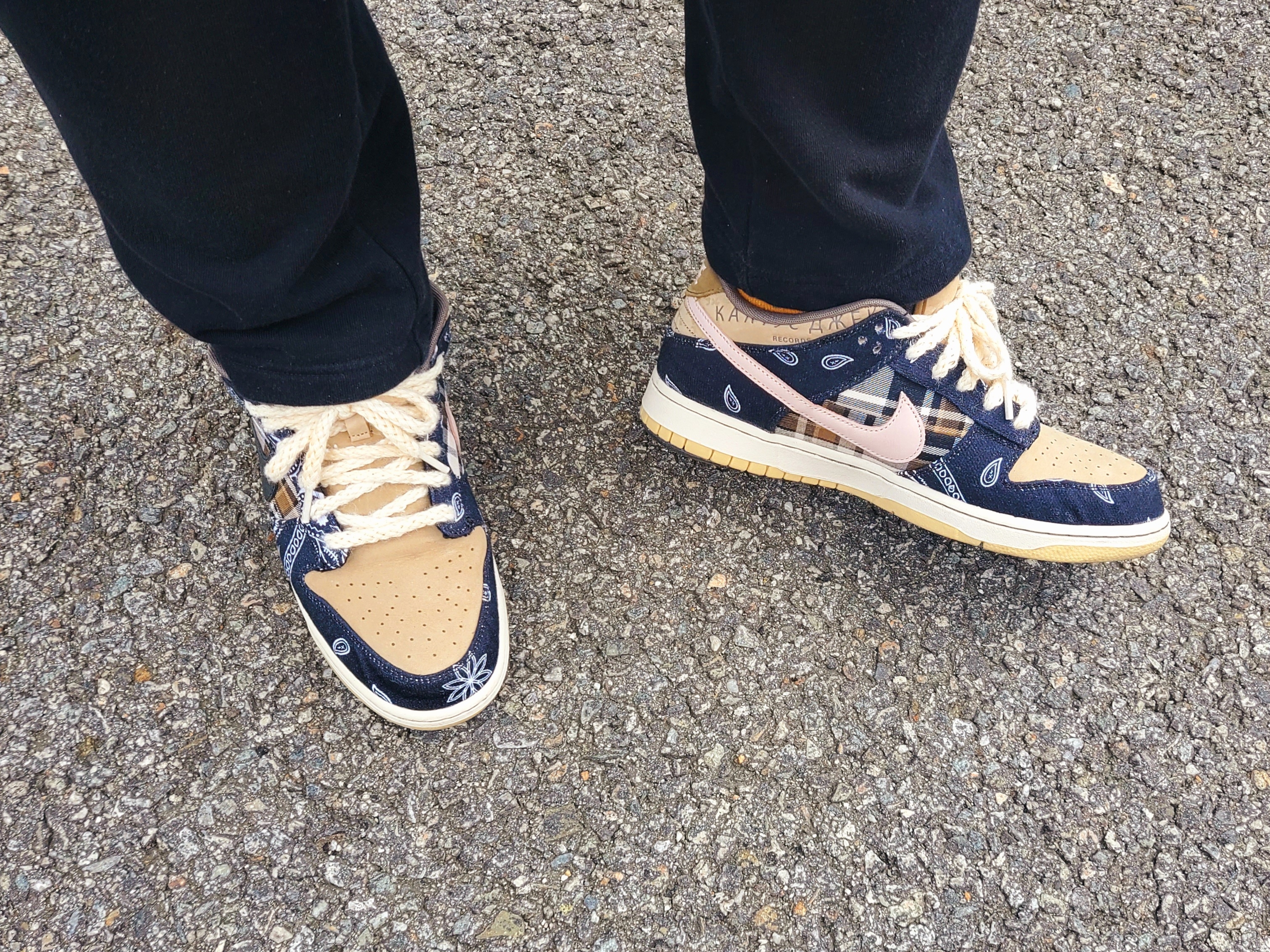 Nike x Travis Scott SB Dunk Low 착용 스타일 - 3
