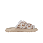 Dior x Cactus Jack H-Town Shearling Sandal Cream Oblique Jacquard