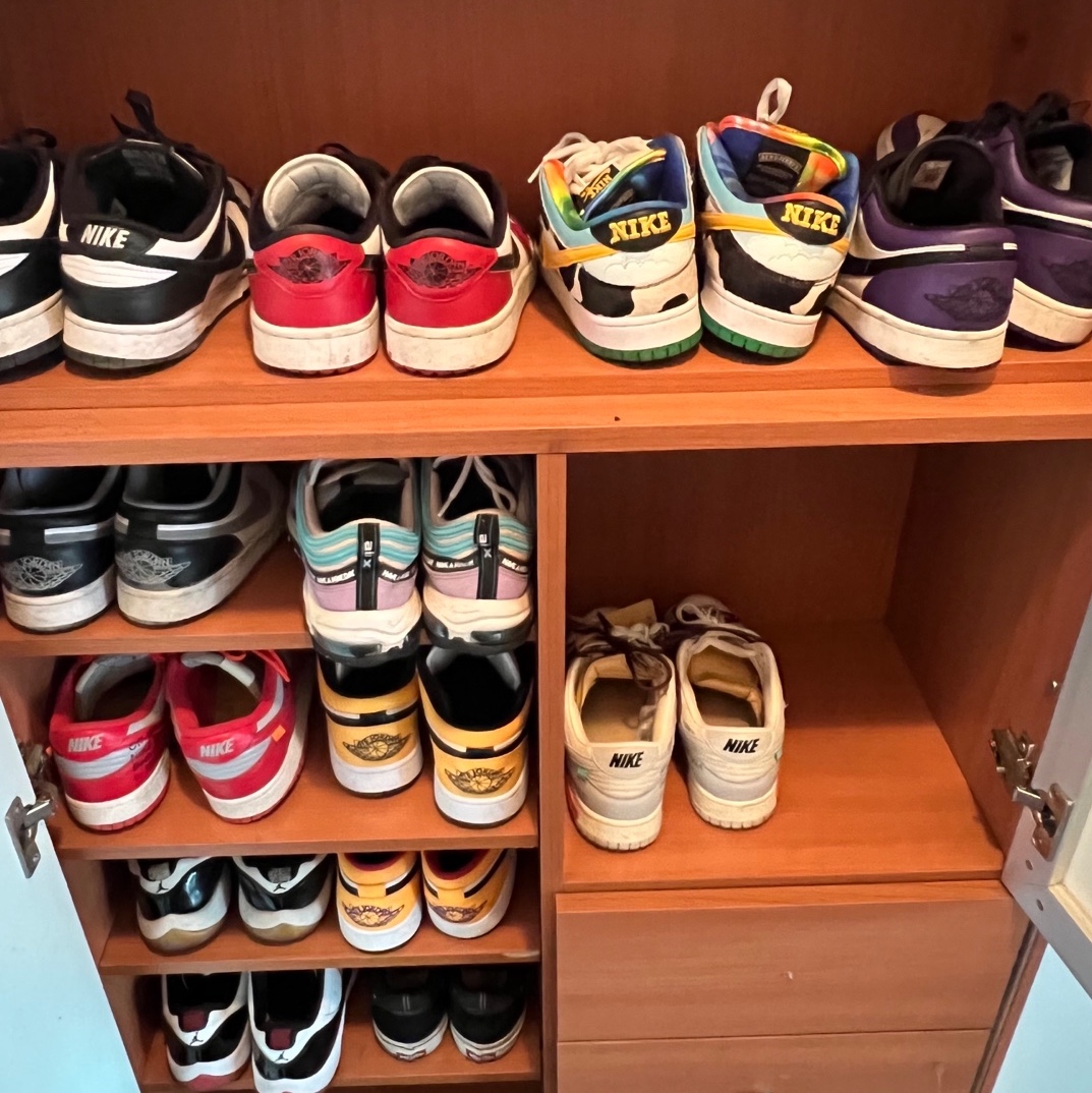 Nike Dunk Low Retro Black, Jordan 1 Low Golf Chicago 착용 스타일