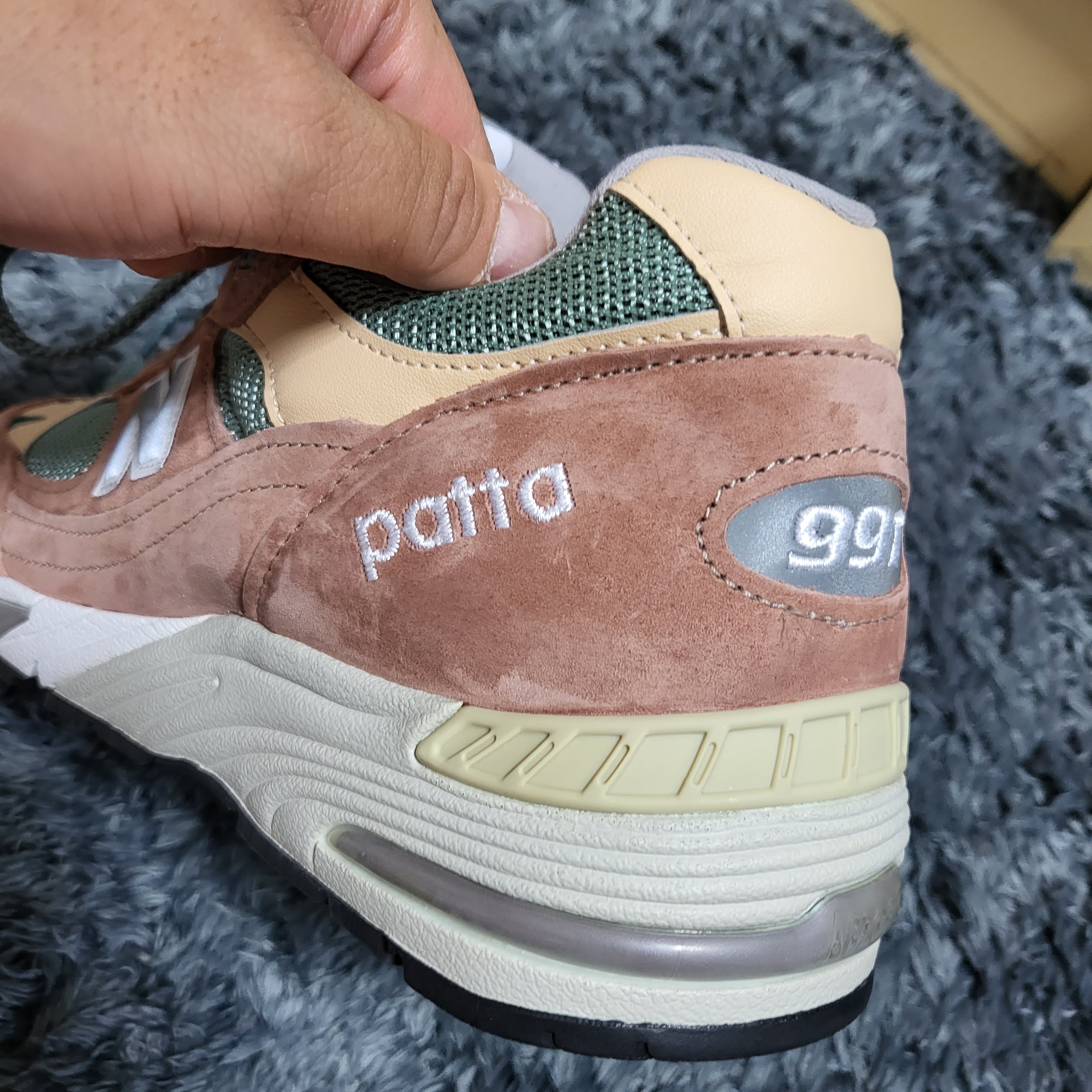 New Balance x Patta 991 Made in UK 착용 스타일 - 4