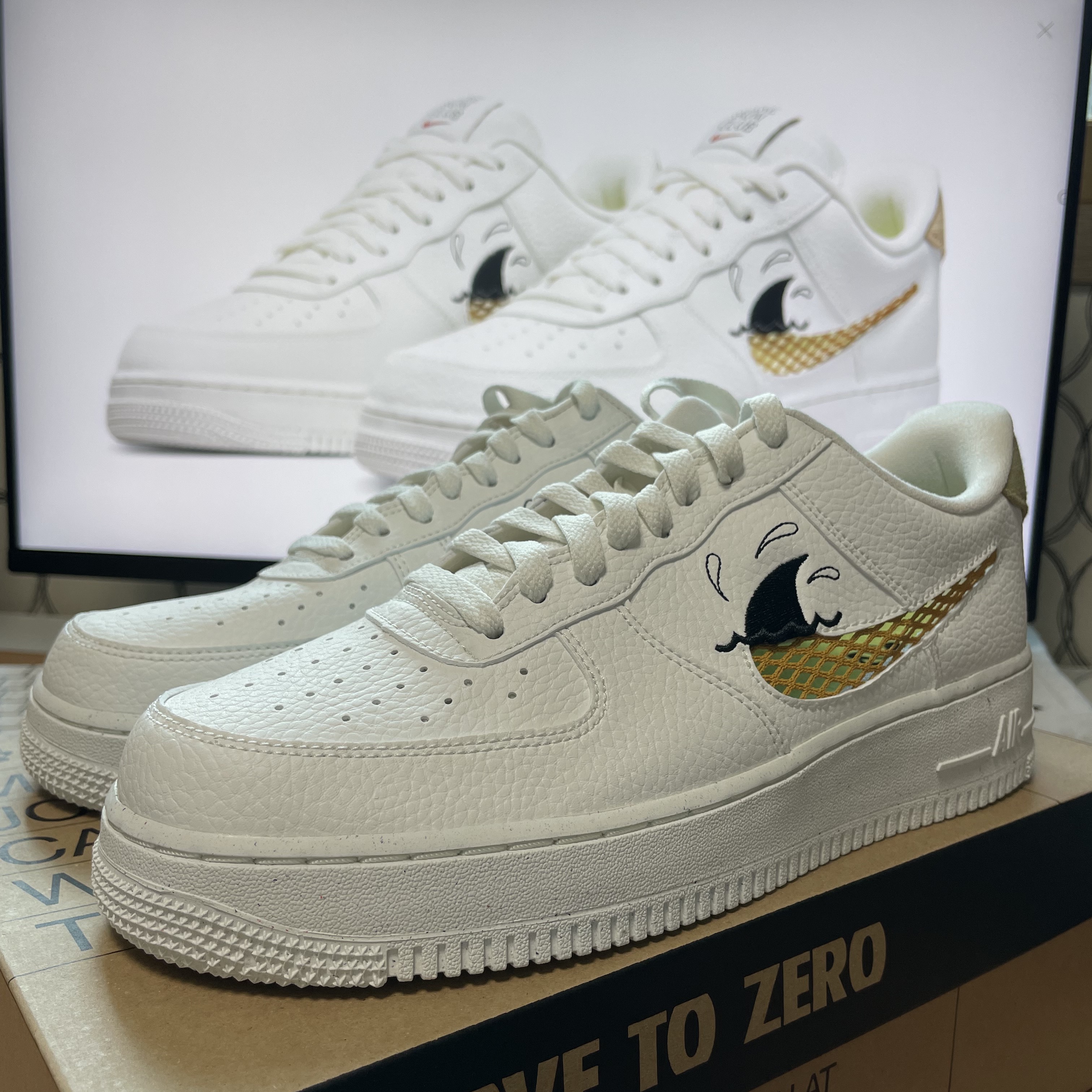 Nike Air Force 1 '07 LV8 Next Nature Sun CLub 착용 스타일 - 2