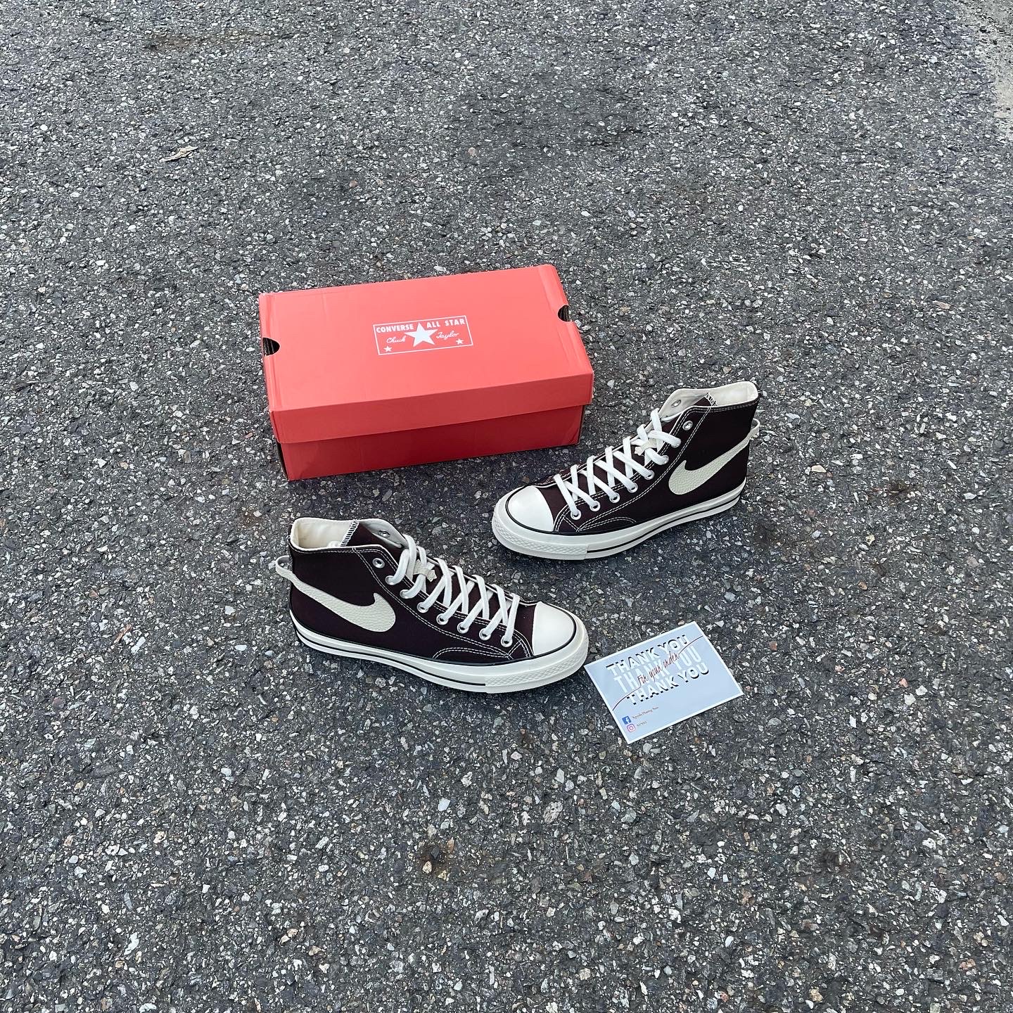 Converse Chuck 70 High Dark Root 착용 스타일 - 1
