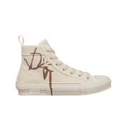 Dior x Cactus Jack B23 High-Top Sneakers Cream