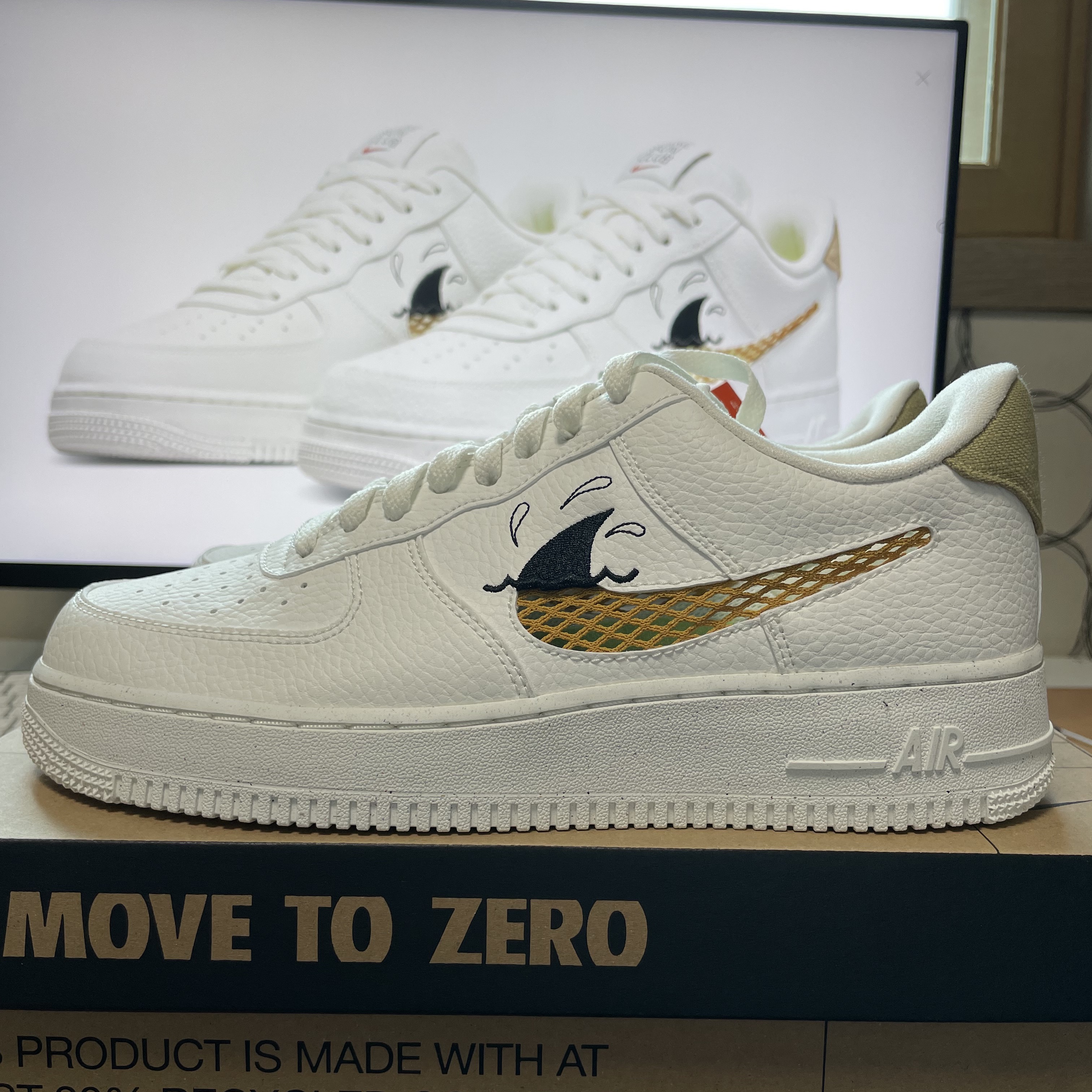 Nike Air Force 1 '07 LV8 Next Nature Sun CLub 착용 스타일 - 1