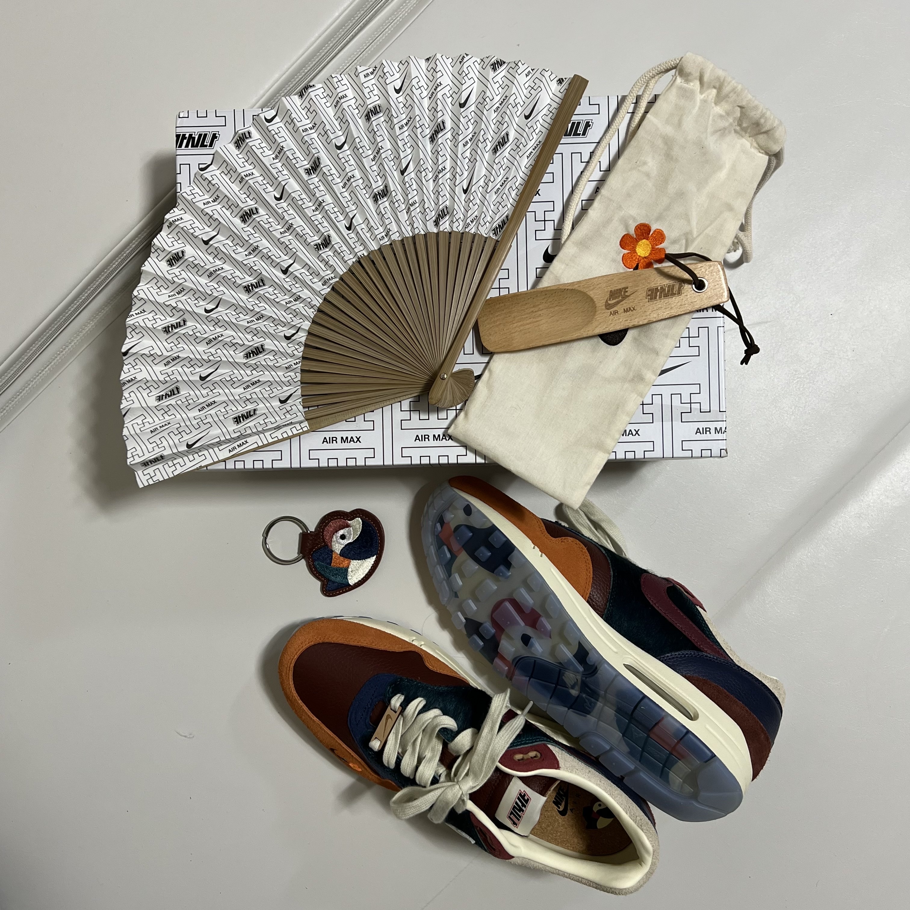 Nike x Kasina Air Max 1 SP Won-Ang Orange, Nike x Kasina Air Max 1 SP Won-Ang Orange (With Special Gift) 착용 스타일