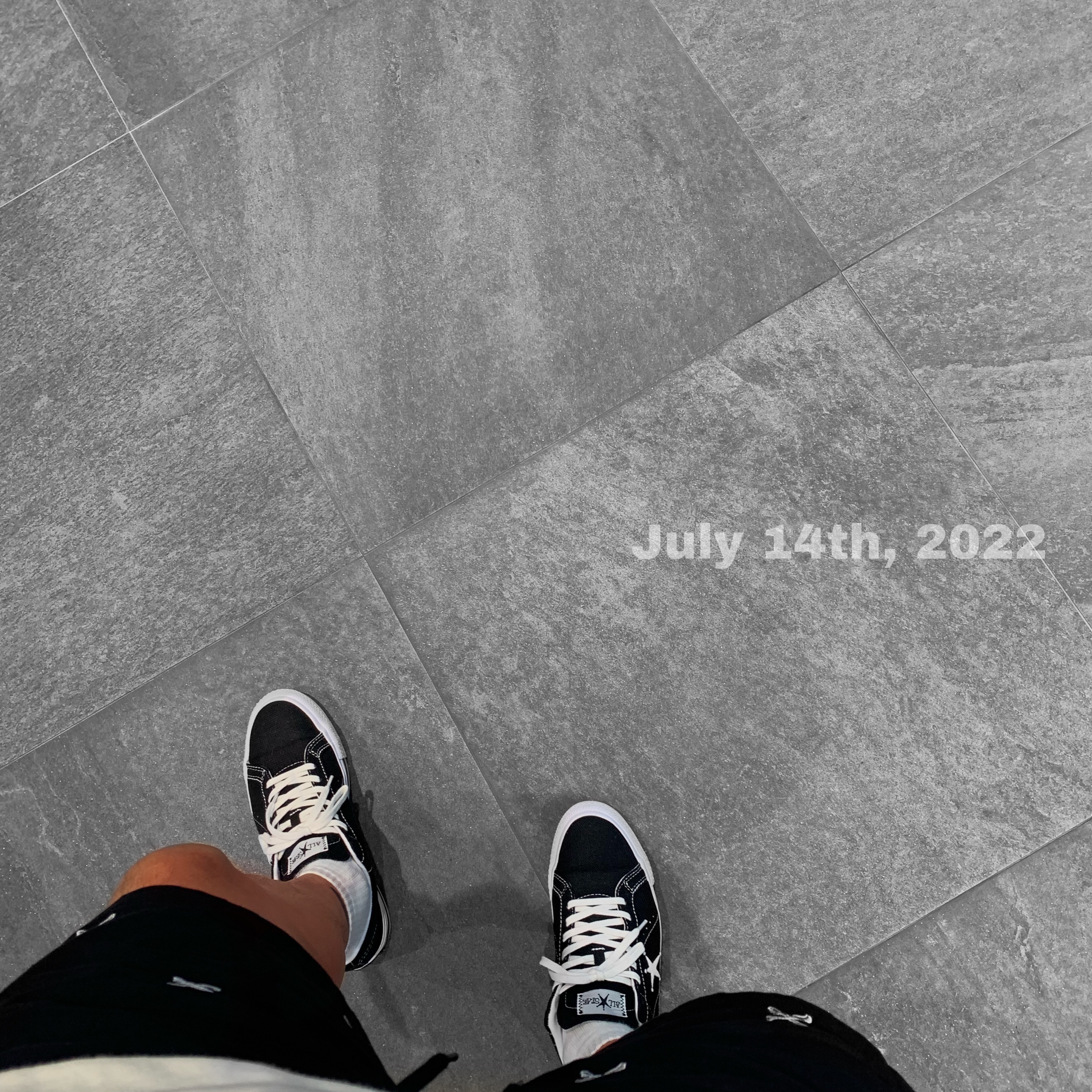 Converse x Stussy One Star Ox Black 착용 스타일