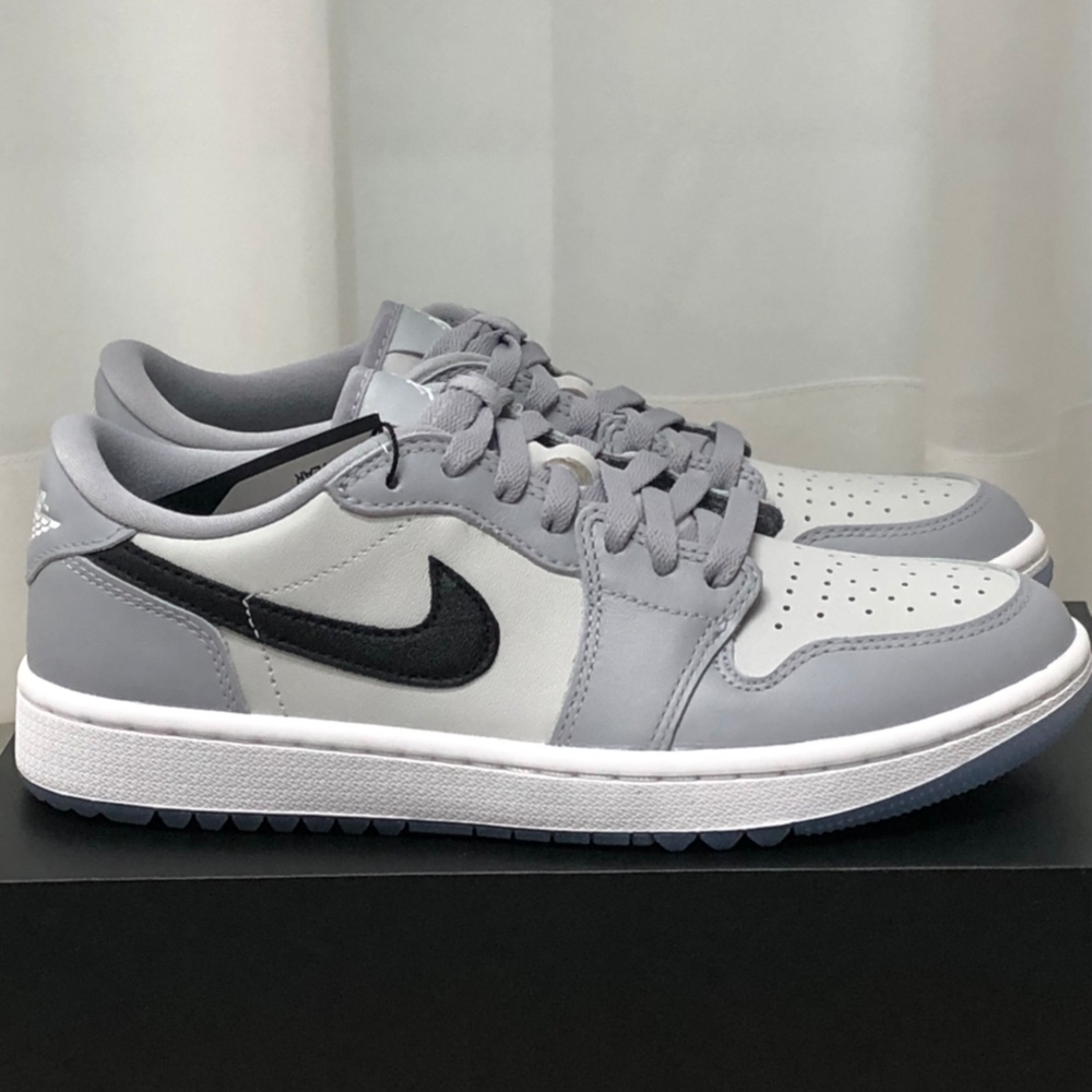 Jordan 1 Low Golf Wolf Grey 착용 스타일 - 2