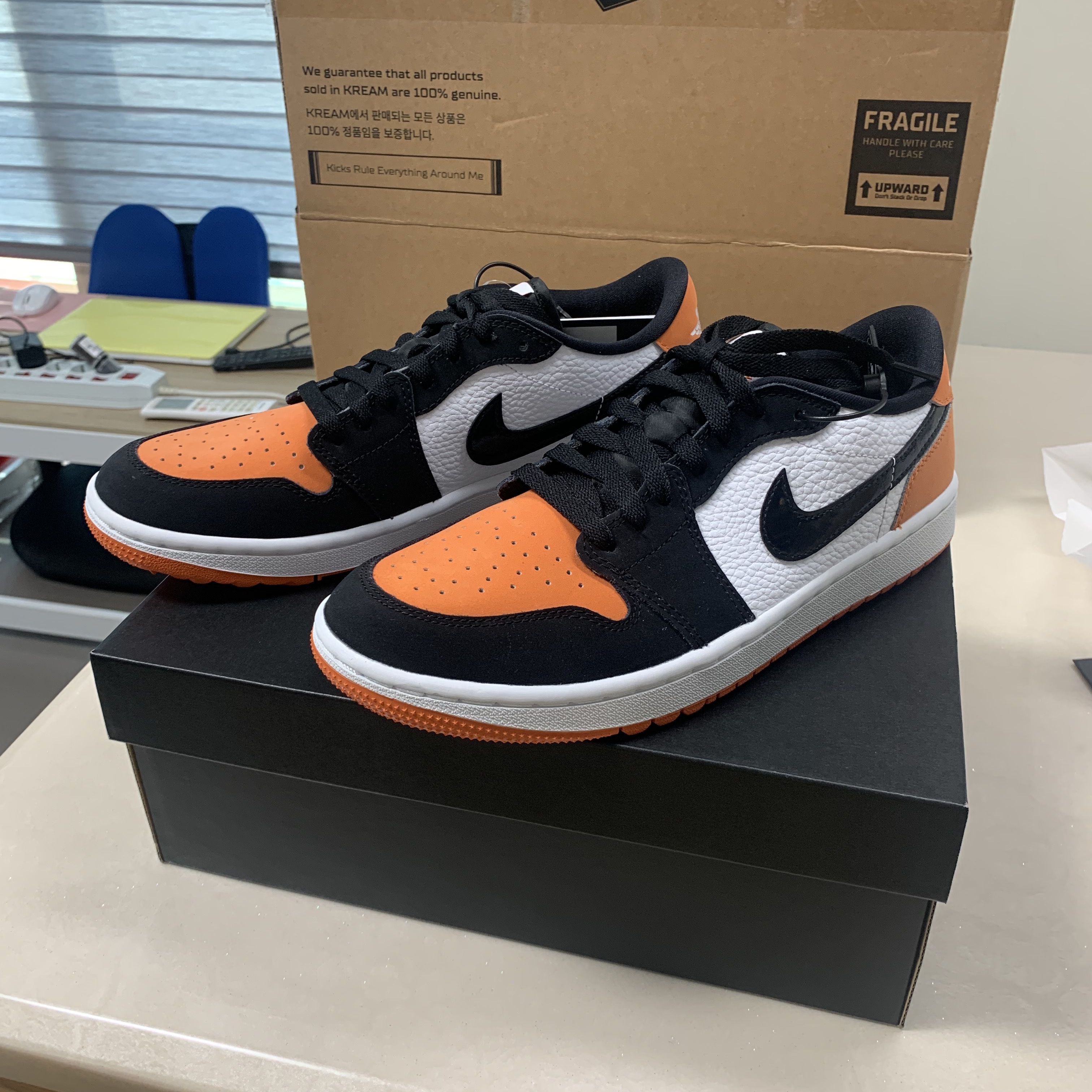 Jordan 1 Low Golf Starfish 착용 스타일 - 4