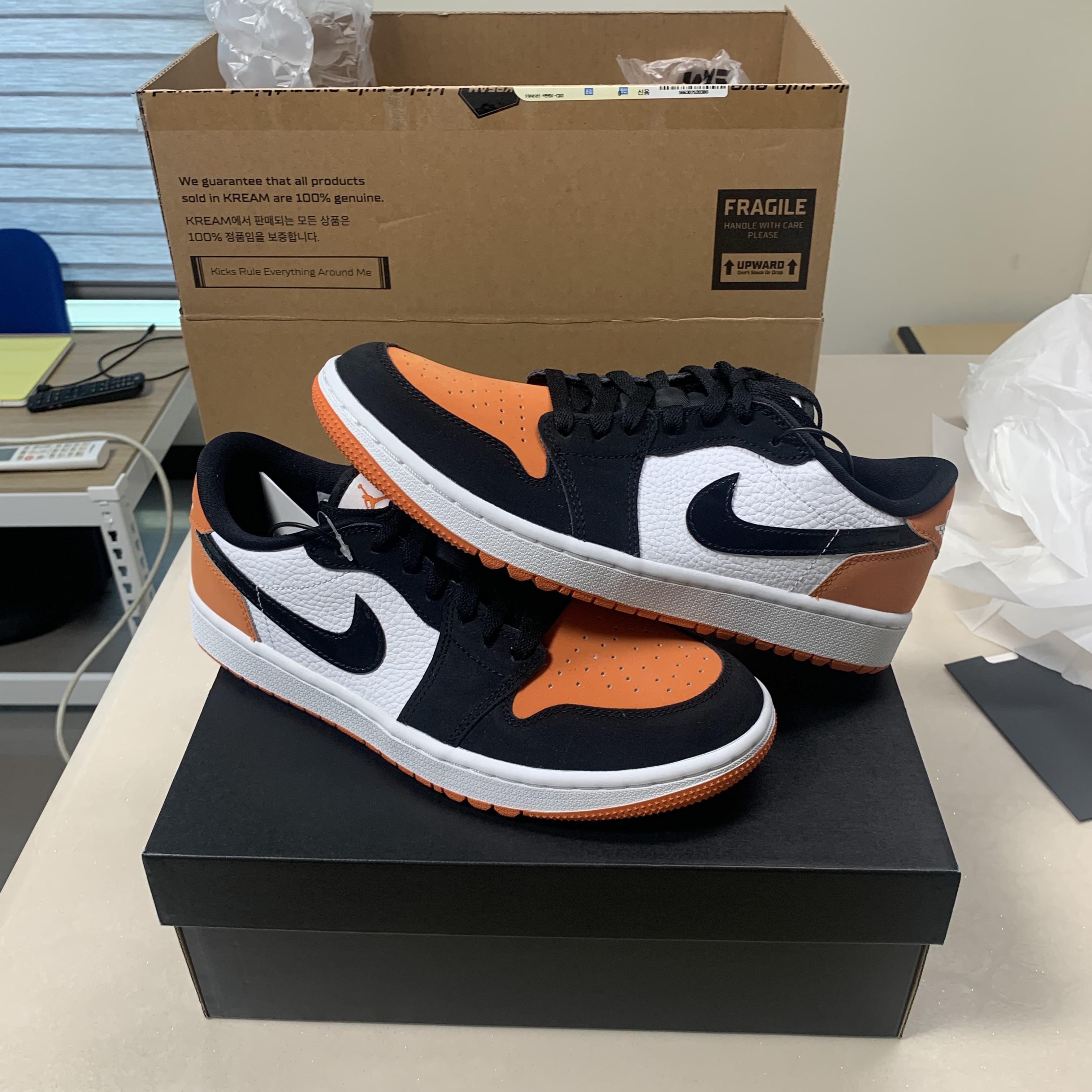 Jordan 1 Low Golf Starfish 착용 스타일 - 1