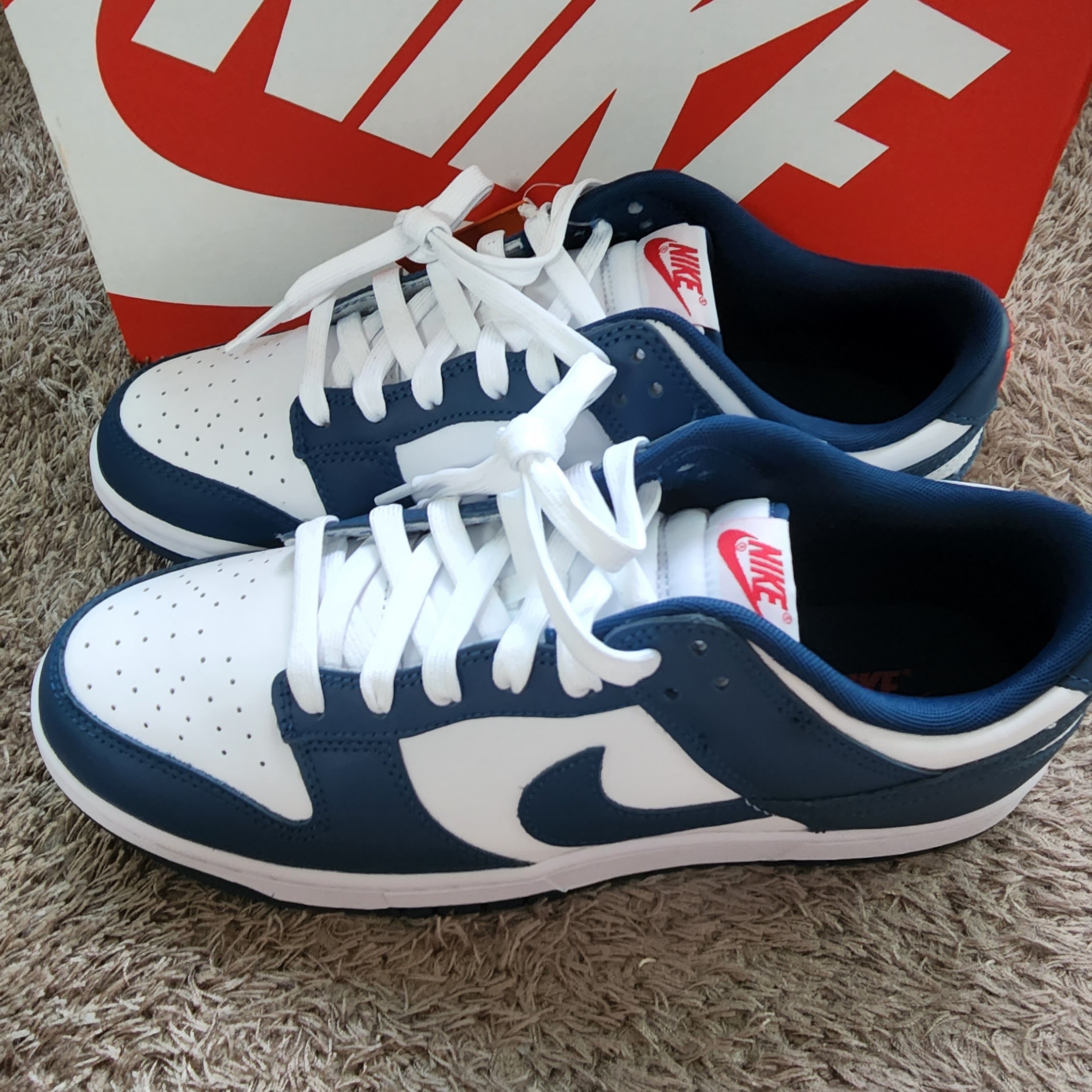 Nike Dunk Low Retro Valerian Blue 착용 스타일 - 2