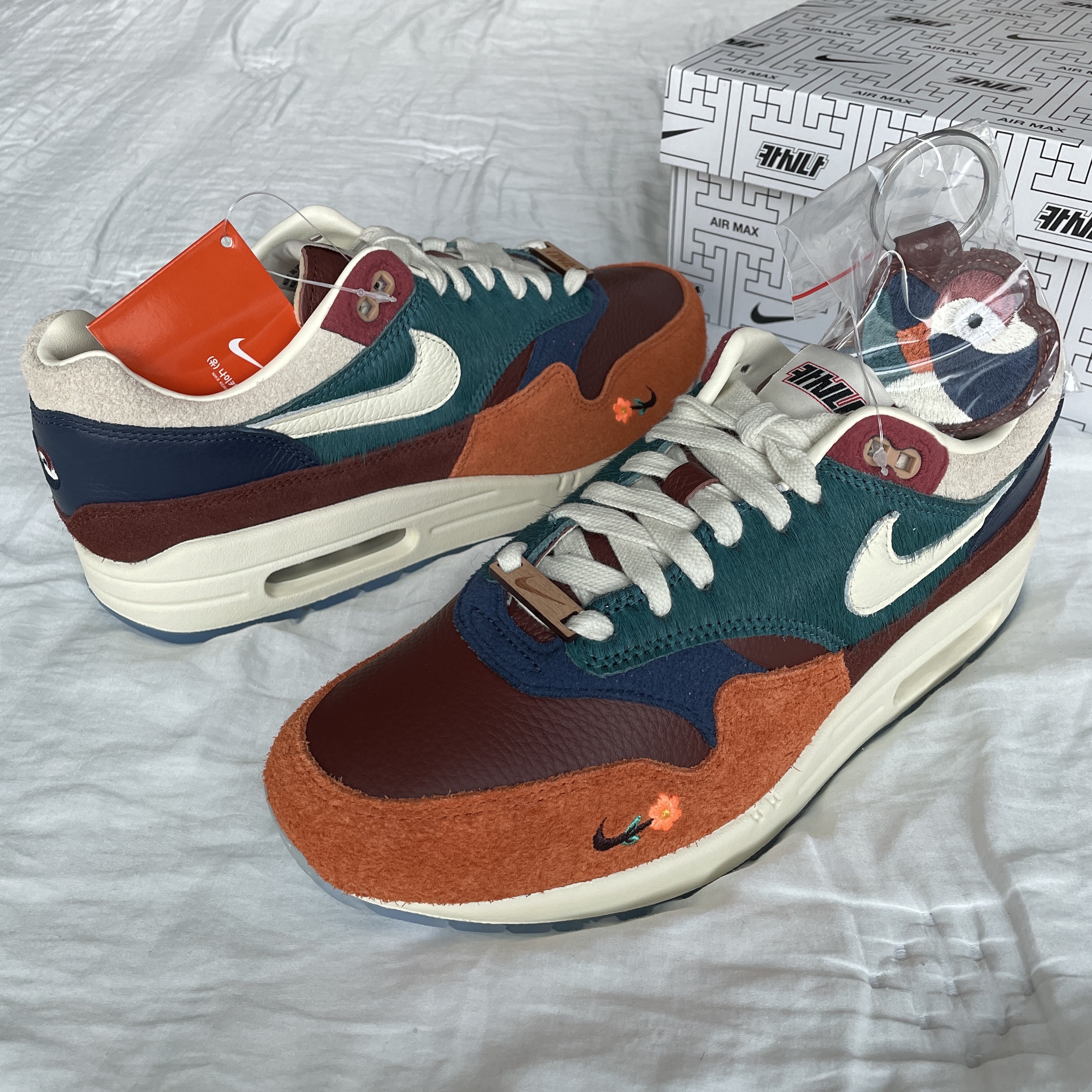 Nike x Kasina Air Max 1 SP Won-Ang Orange 착용 스타일