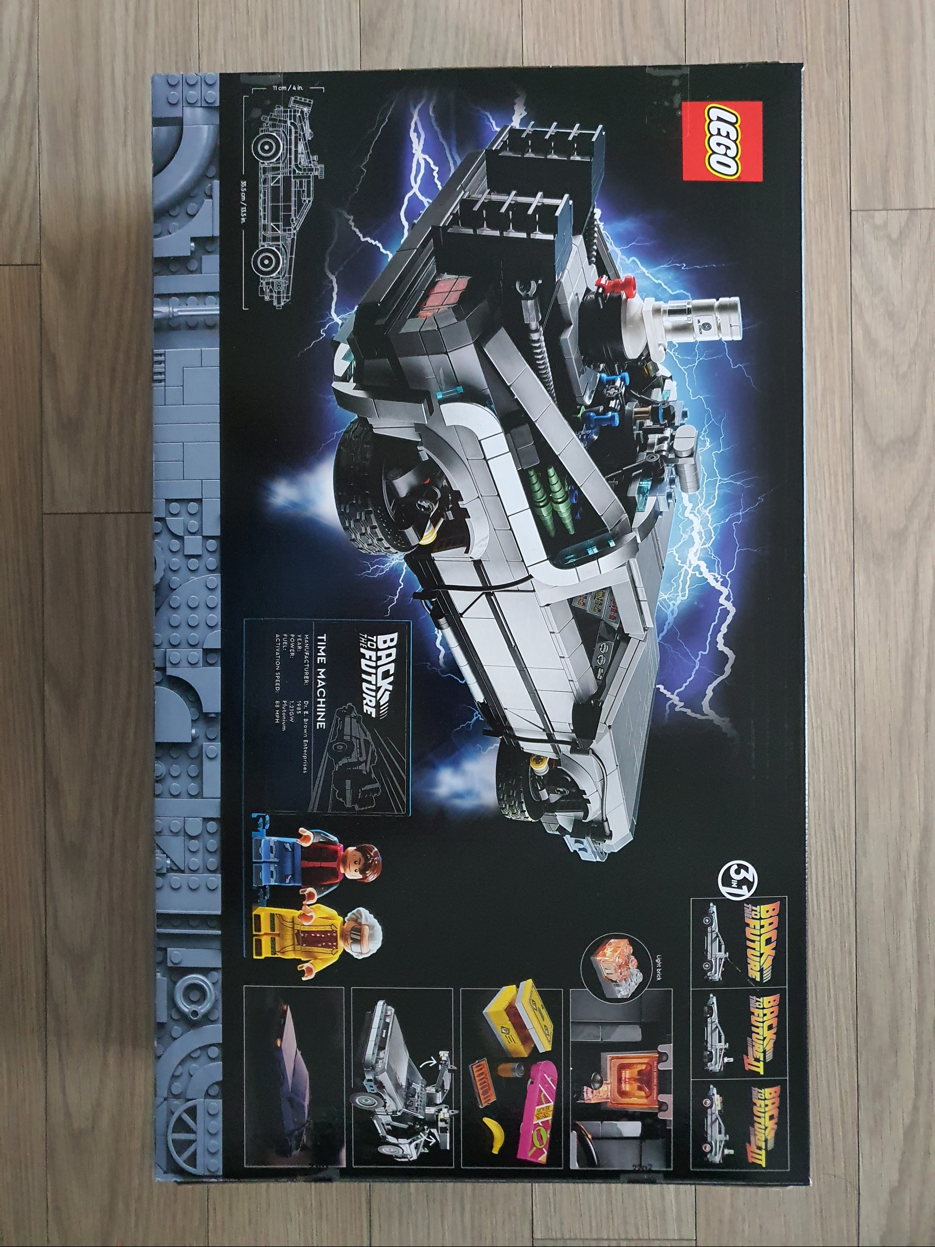 Lego Back To The Future Time Machine 착용 스타일 - 2