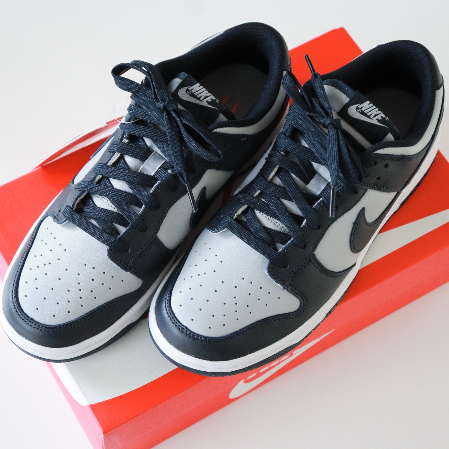 Nike Dunk Low Retro Championship Grey 착용 스타일 - 4