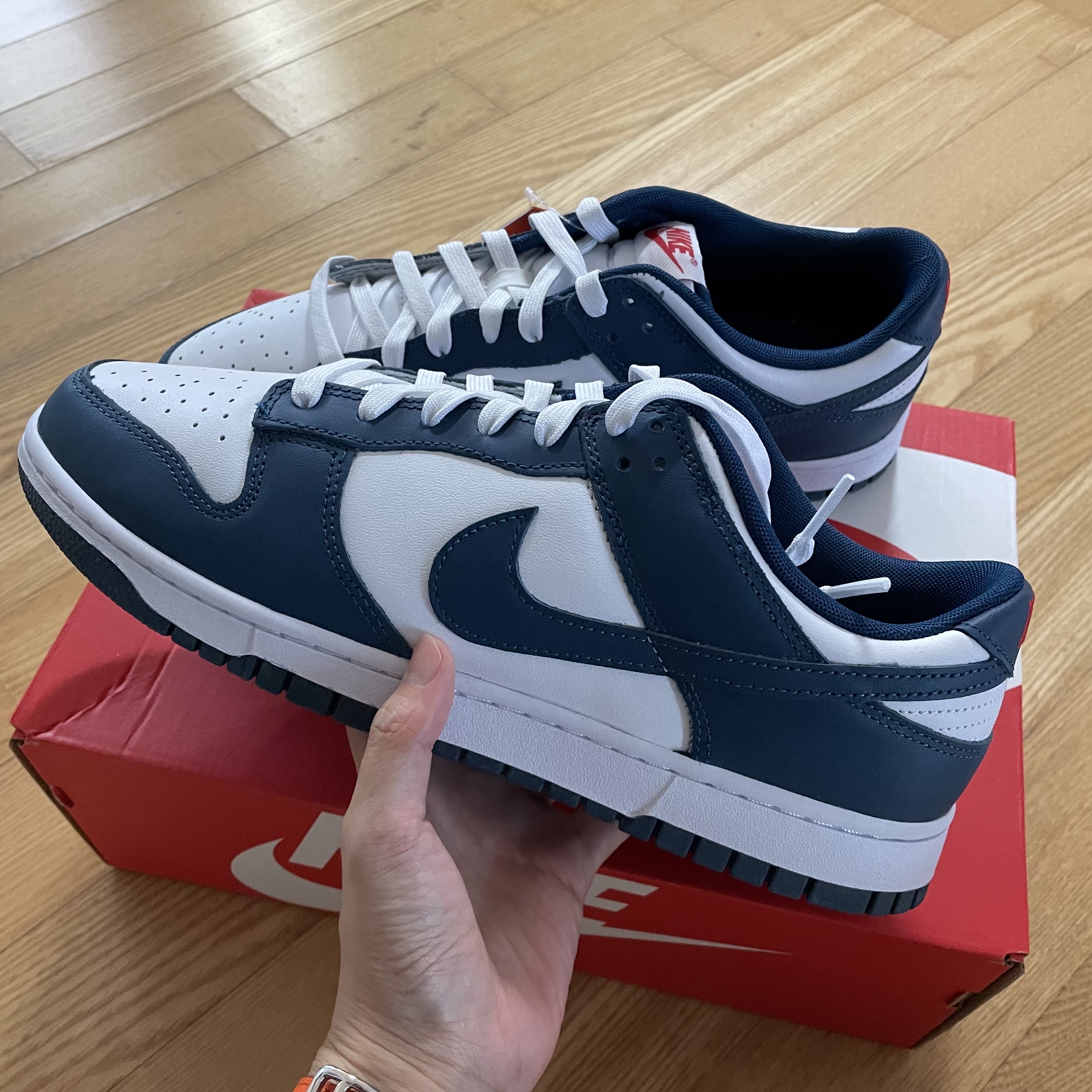 Nike Dunk Low Retro Valerian Blue 착용 스타일 - 1